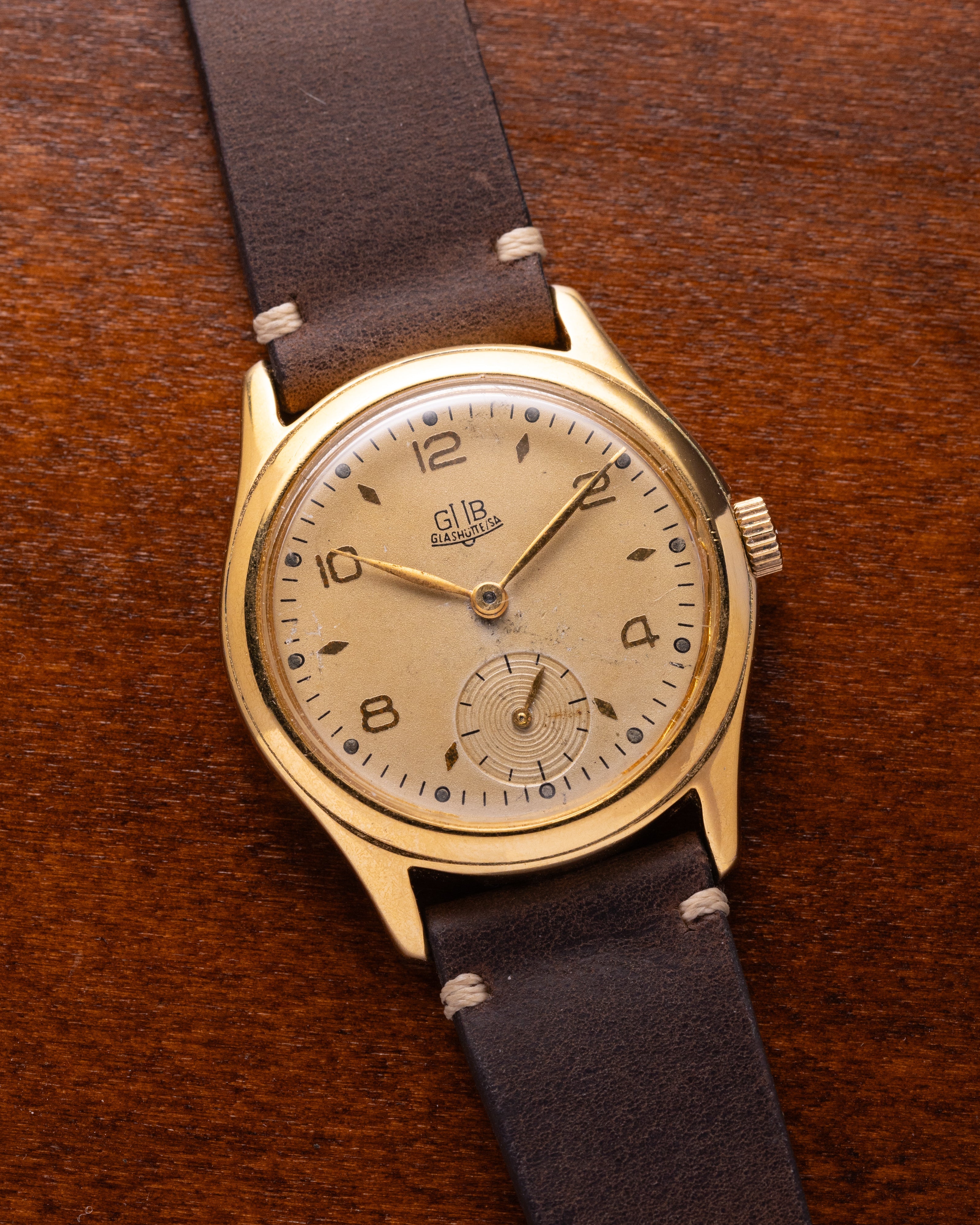Vintage "GUB Glashütte" German Watch from 1950's - VintageDuMarko
