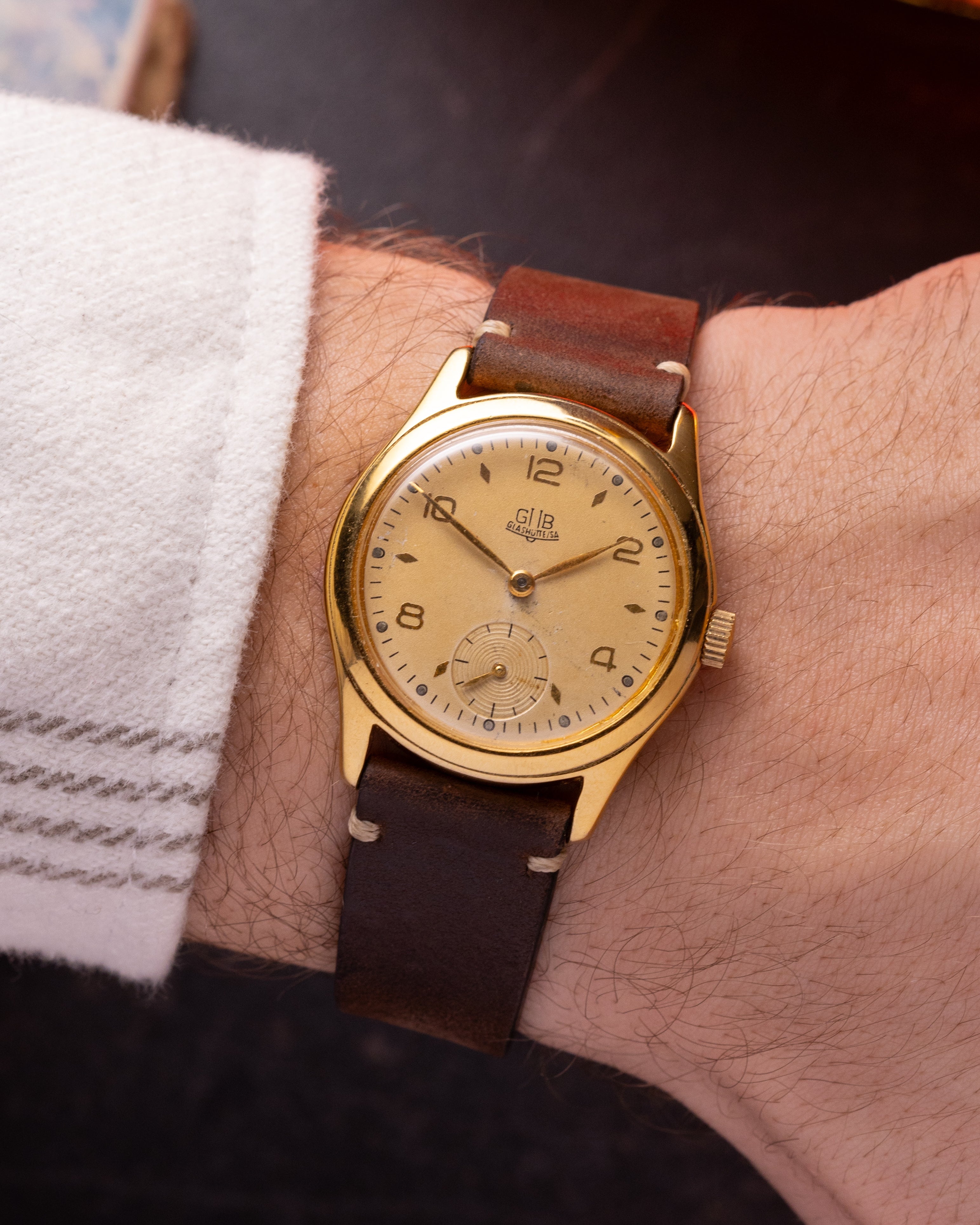 Vintage "GUB Glashütte" German Watch from 1950's - VintageDuMarko