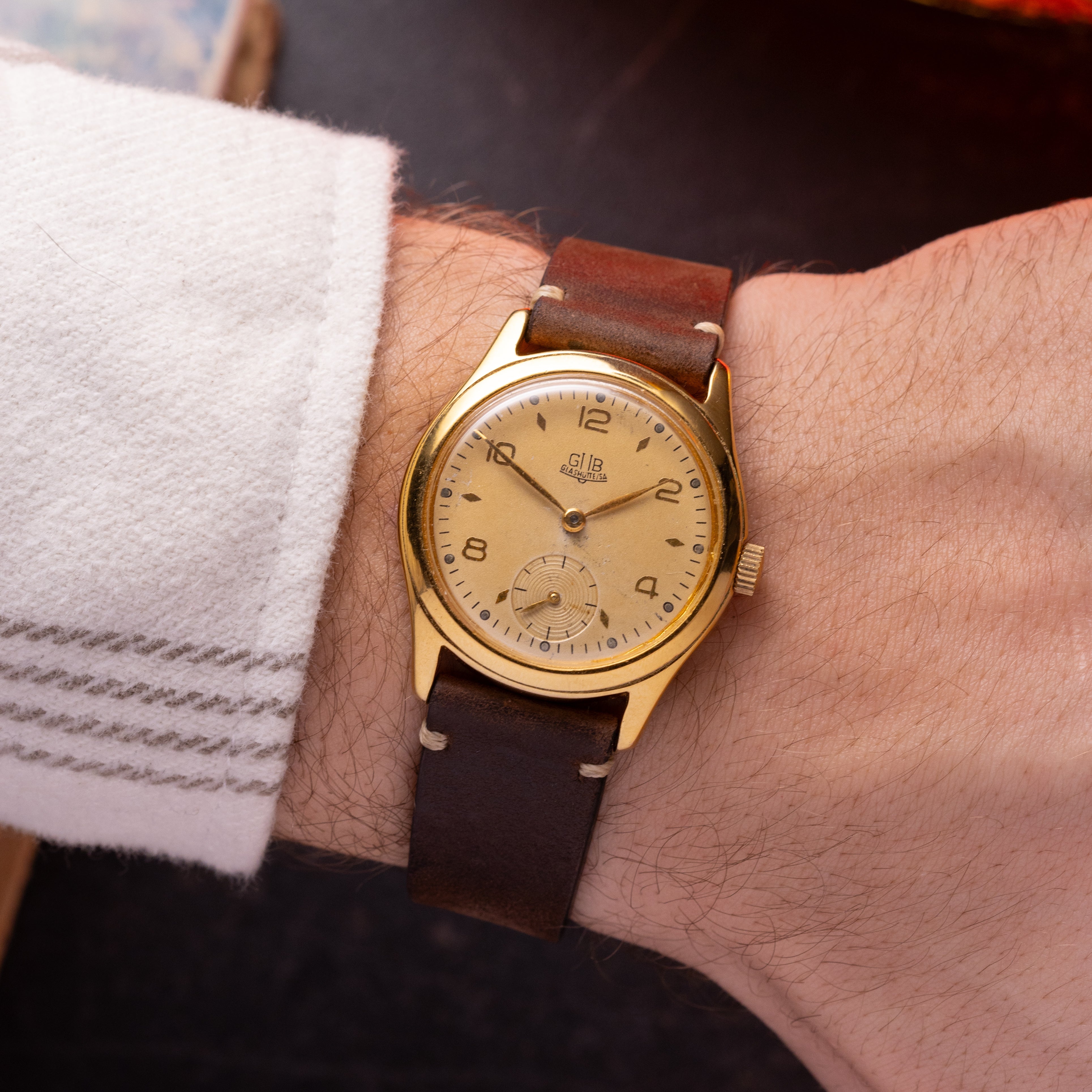 Vintage "GUB Glashütte" German Watch from 1950's - VintageDuMarko