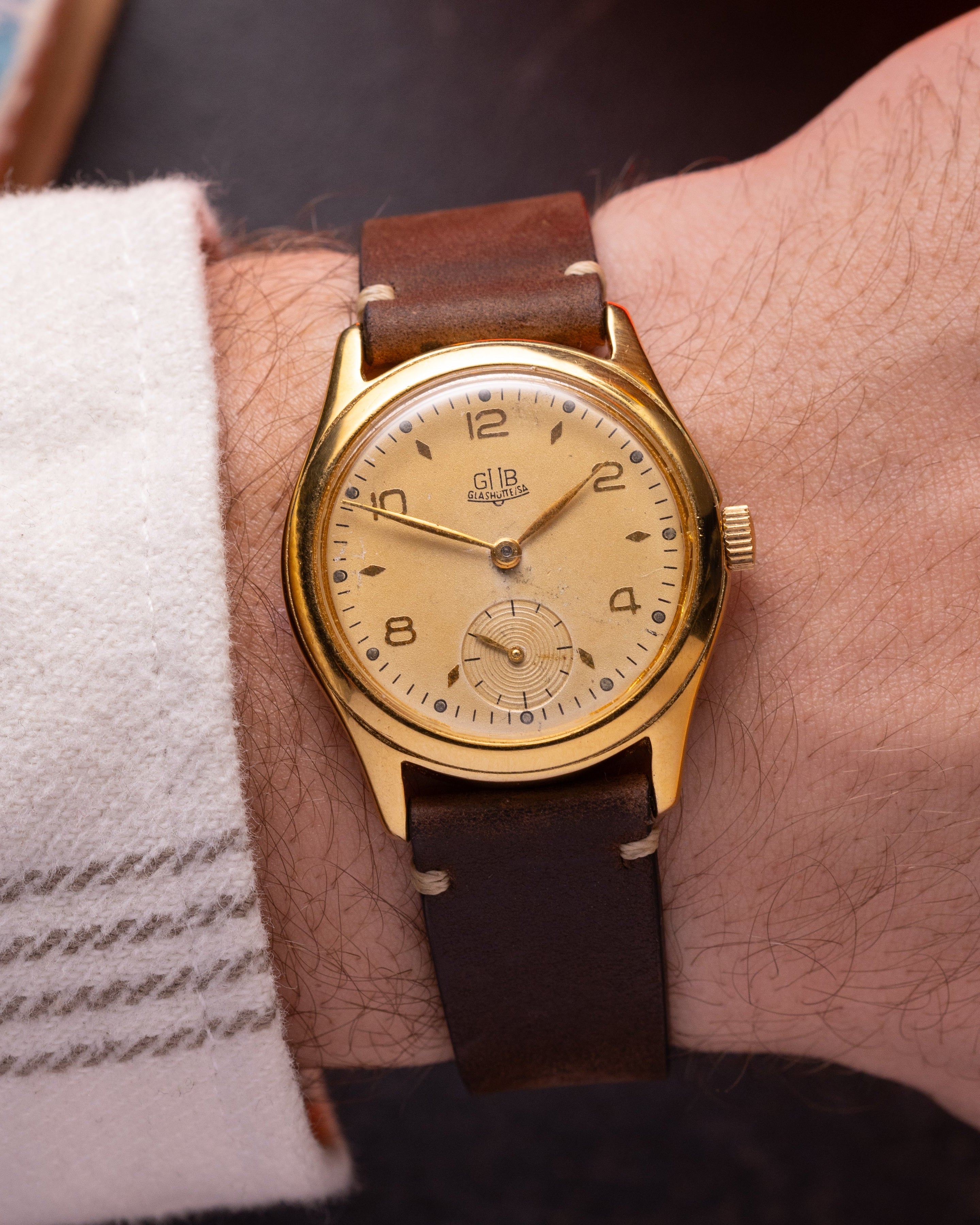 Vintage "GUB Glashütte" German Watch from 1950's - VintageDuMarko