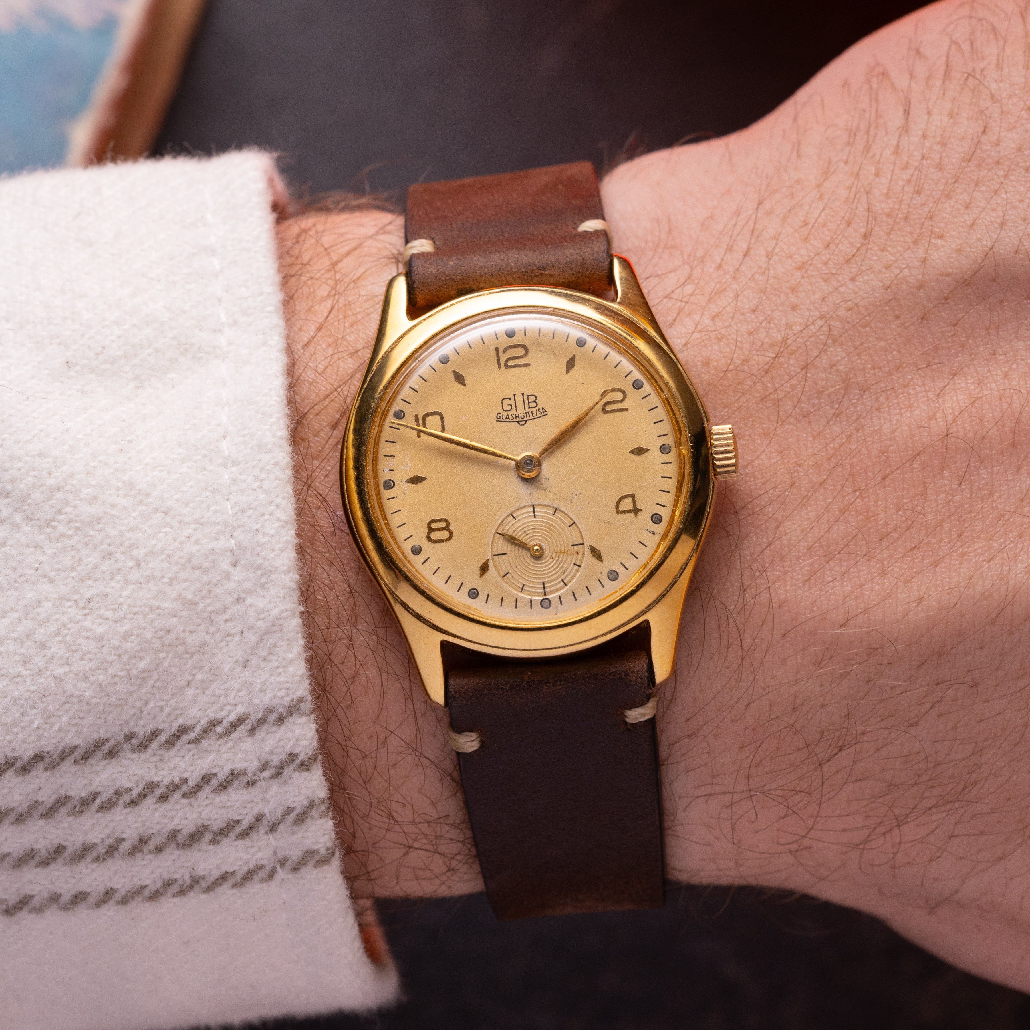 Vintage "GUB Glashütte" German Watch from 1950's - VintageDuMarko