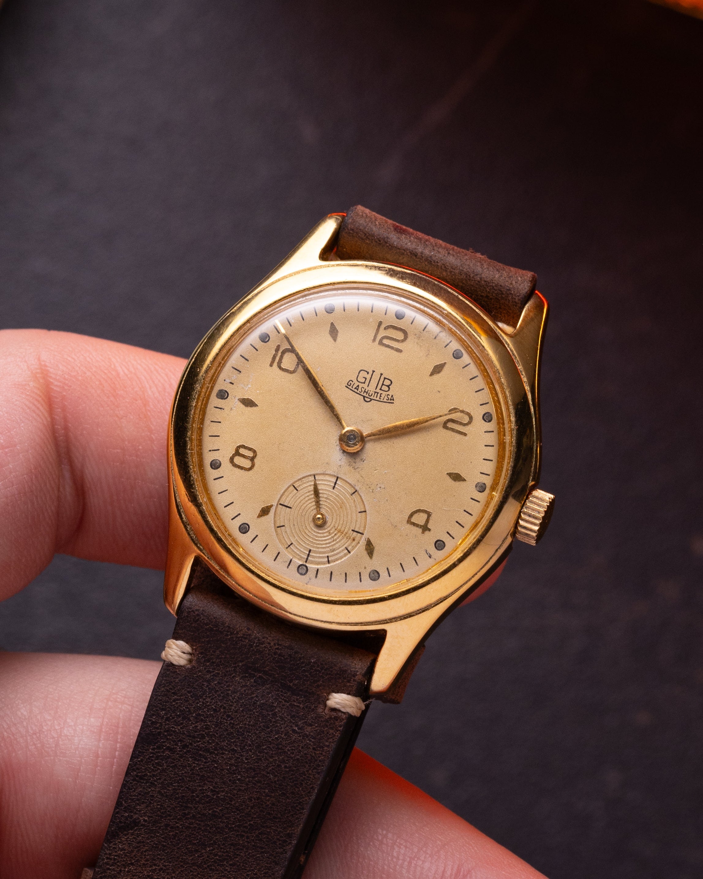 Vintage "GUB Glashütte" German Watch from 1950's - VintageDuMarko