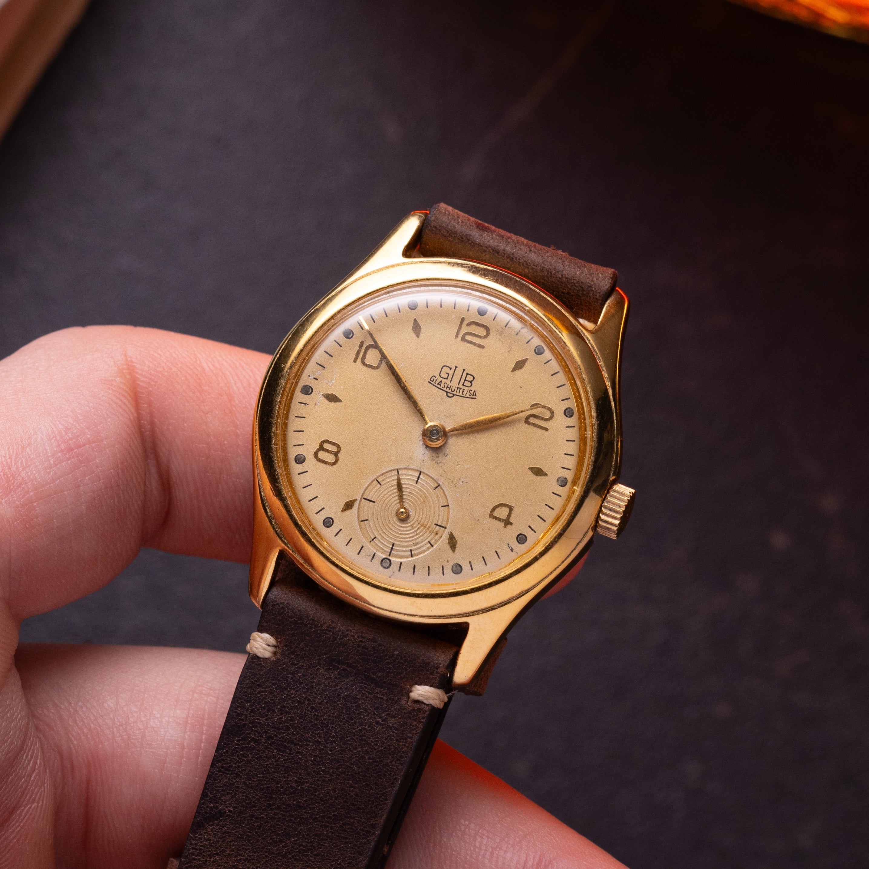 Vintage "GUB Glashütte" German Watch from 1950's - VintageDuMarko