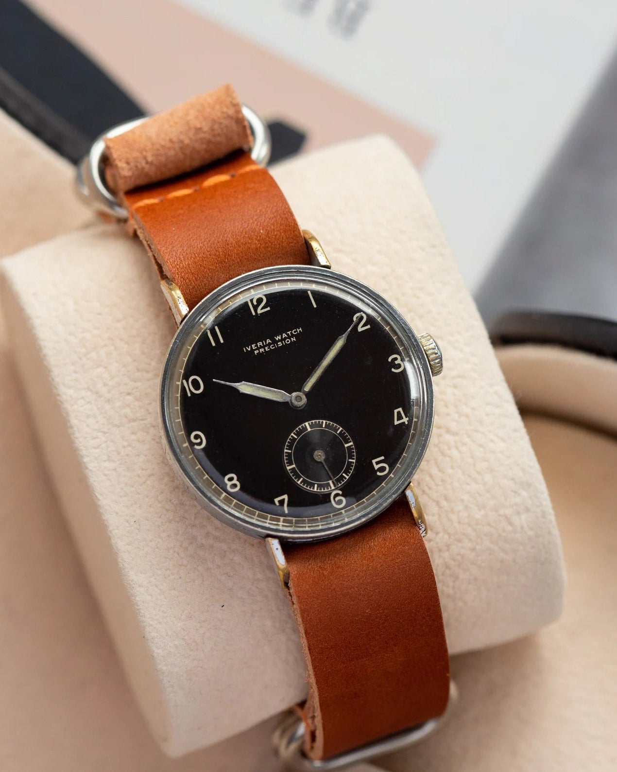 Vintage "Iveria Watch Precision", Military Swiss Watch - VintageDuMarko