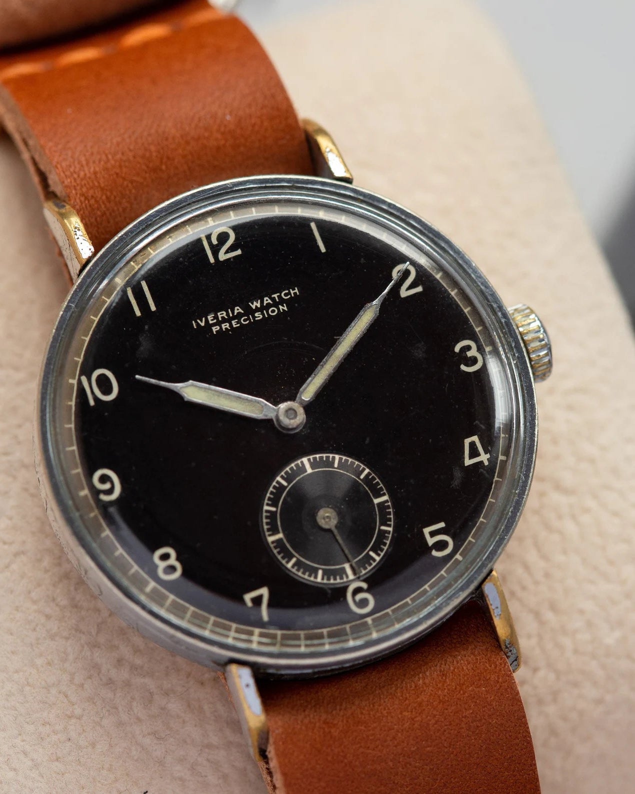 Vintage "Iveria Watch Precision", Military Swiss Watch - VintageDuMarko