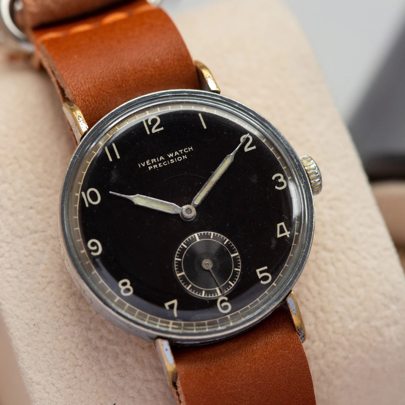 Vintage "Iveria Watch Precision", Military Swiss Watch - VintageDuMarko