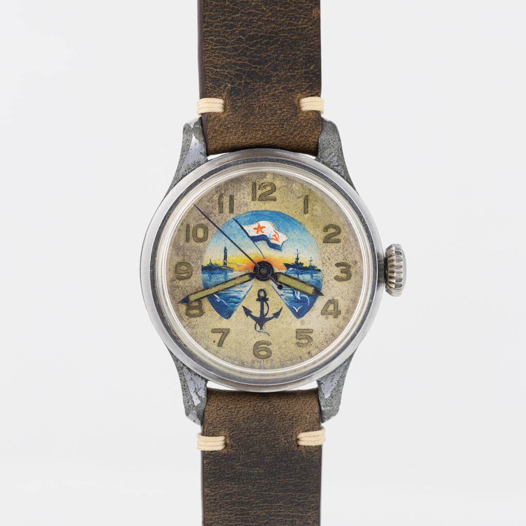 Vintage Longines Watch for Men with Painted Dial - Swiss Millitary Watch - VintageDuMarko