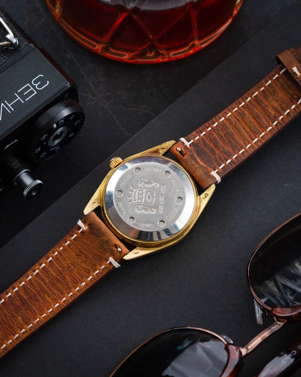 Vintage Men's Watch "Sicura Full-Lever (Breitling)", Automatic Swiss Made Watch - VintageDuMarko