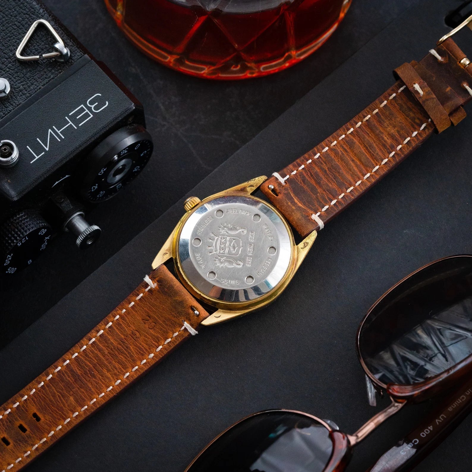 Vintage Men's Watch "Sicura Full-Lever (Breitling)", Automatic Swiss Made Watch - VintageDuMarko