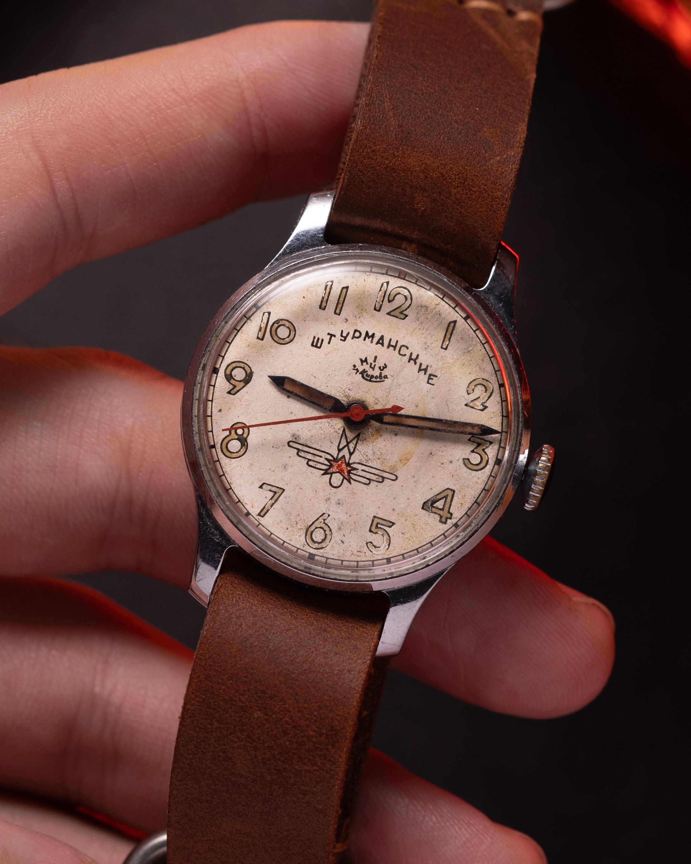 Vintage Military Original "Poljot Sturmanskie Gagarin" Watch, Men's Soviet Watch - VintageDuMarko