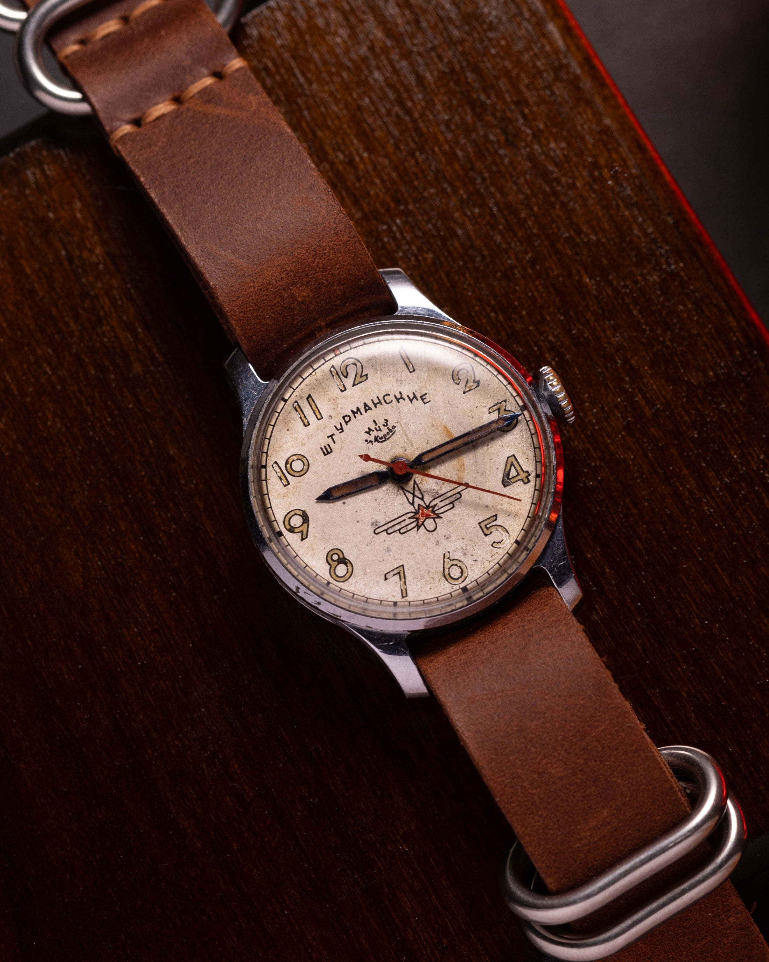 Vintage Military Original "Poljot Sturmanskie Gagarin" Watch, Men's Soviet Watch - VintageDuMarko