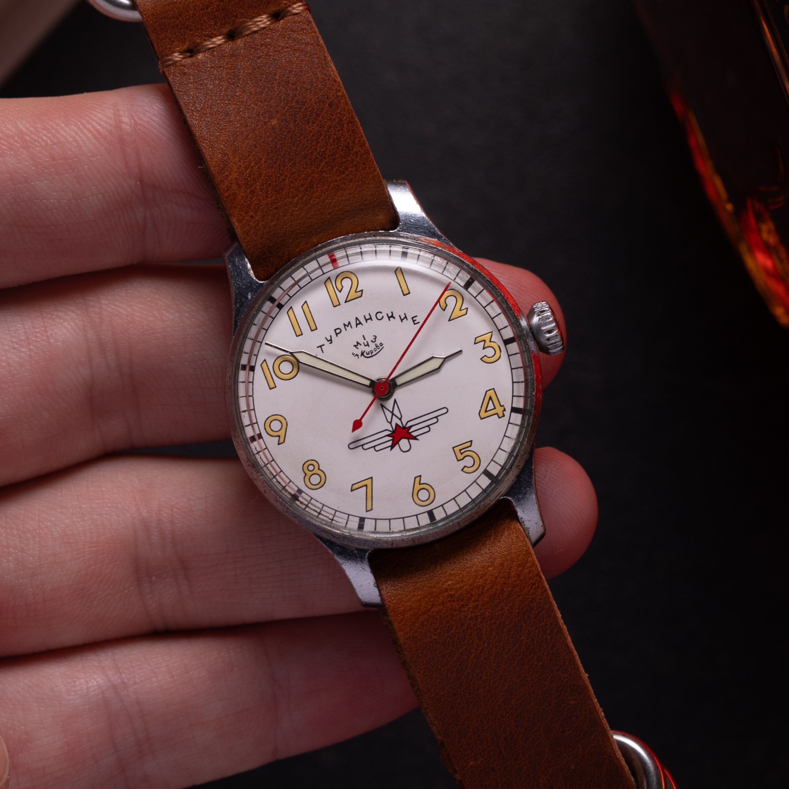 Vintage Military "Poljot Sturmanskie Gagarin" Watch, Men's Soviet Watch - VintageDuMarko