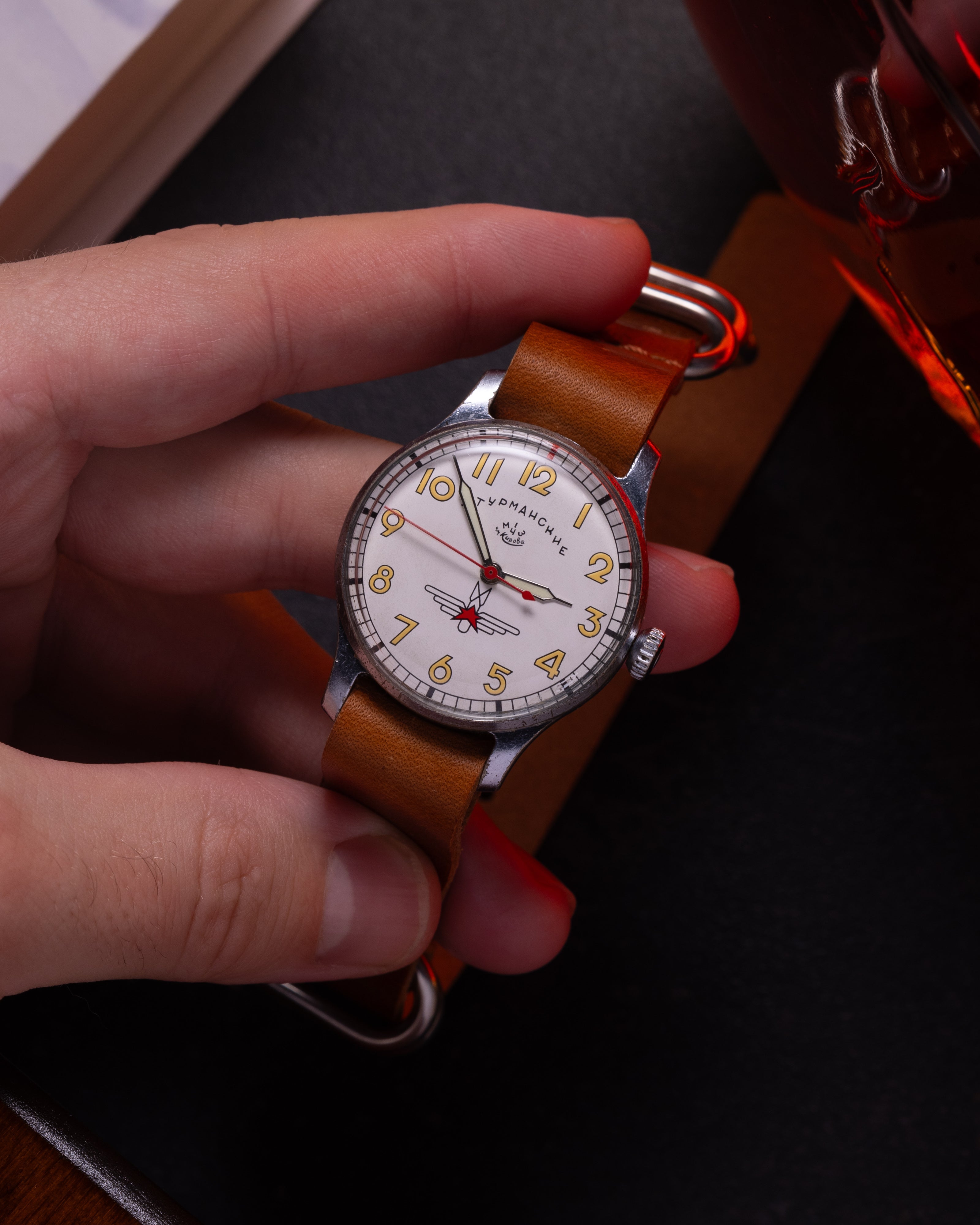 Vintage Military "Poljot Sturmanskie Gagarin" Watch, Men's Soviet Watch - VintageDuMarko