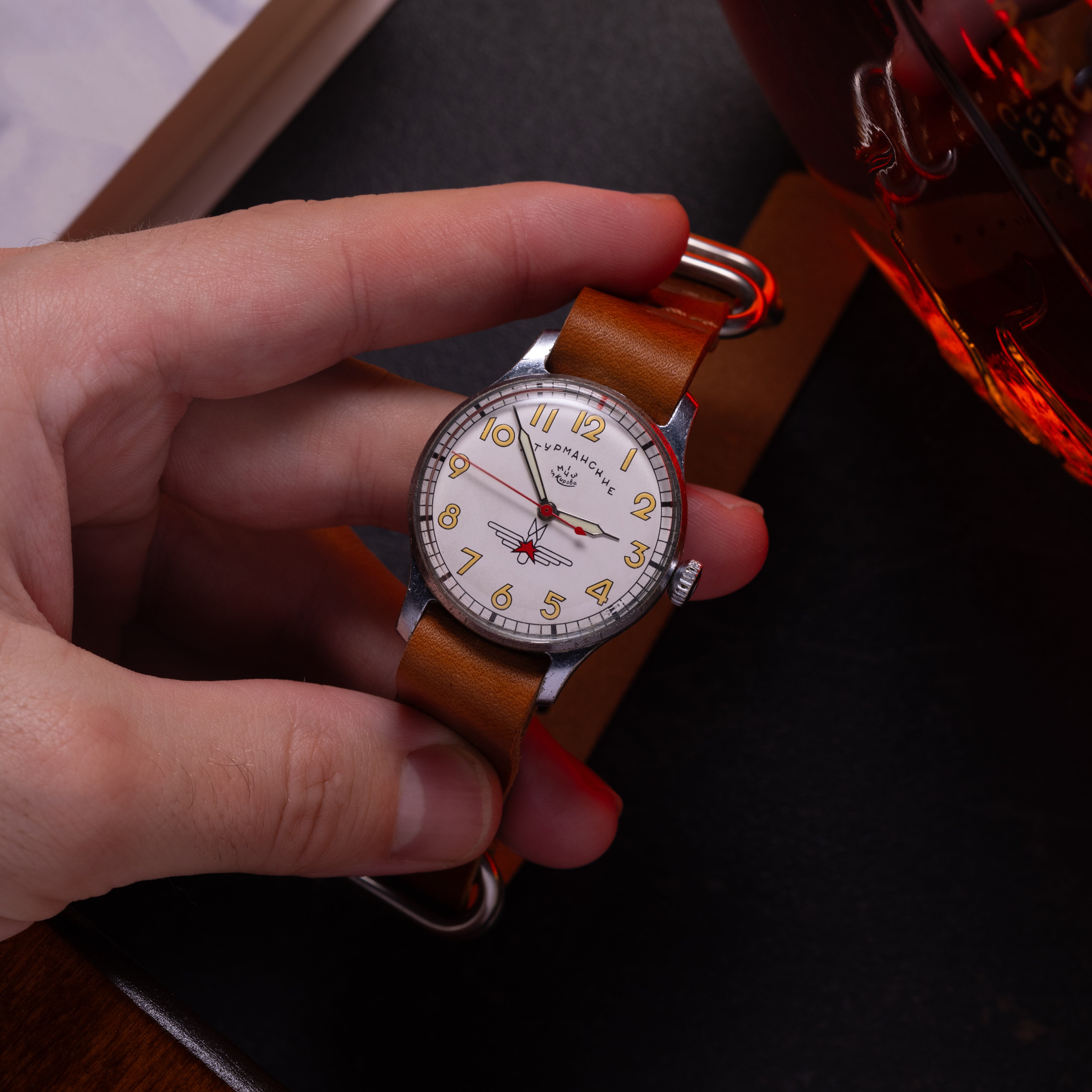 Vintage Military "Poljot Sturmanskie Gagarin" Watch, Men's Soviet Watch - VintageDuMarko