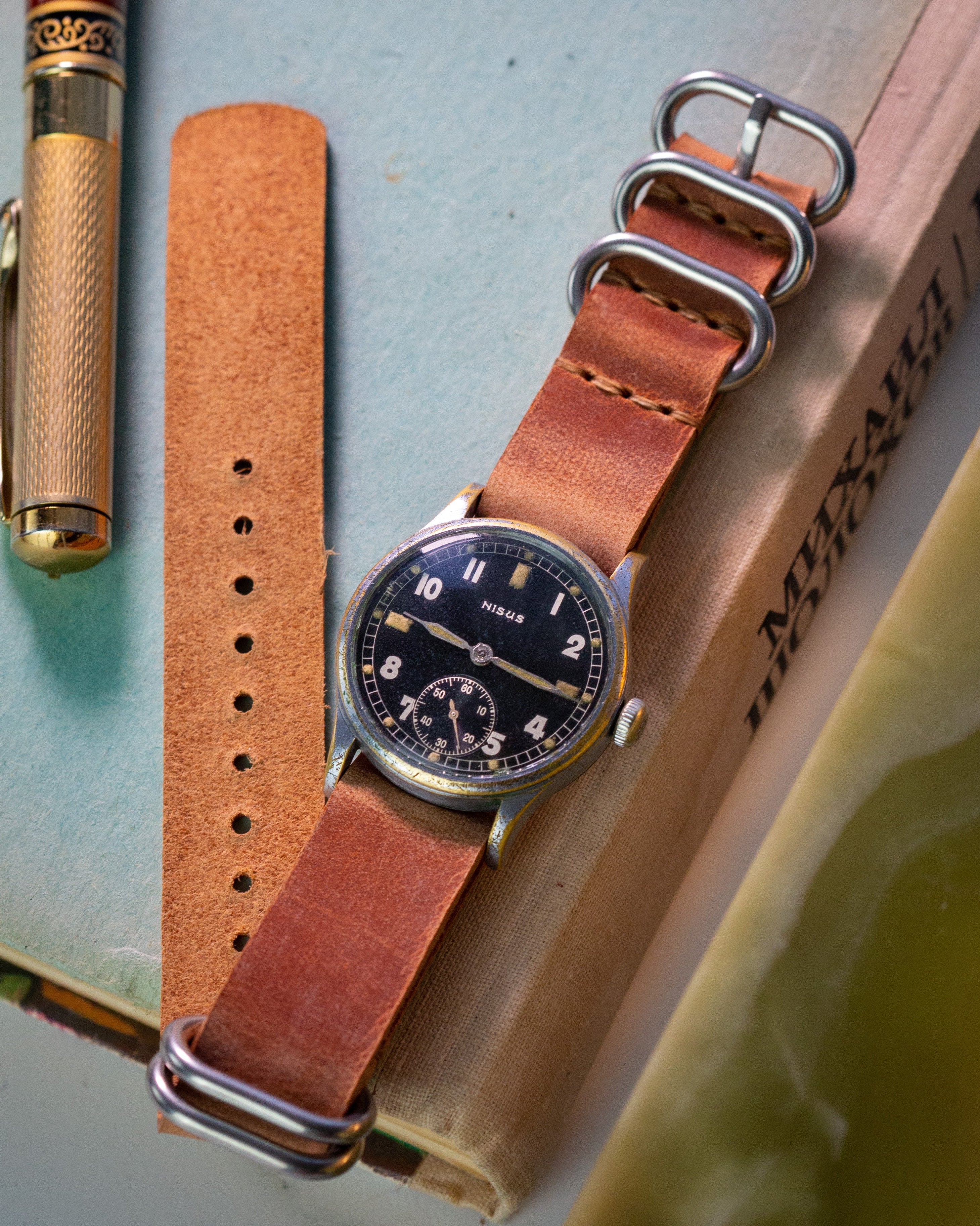 Vintage Military Watch "Nisus DH", Rare Men's Watch - VintageDuMarko