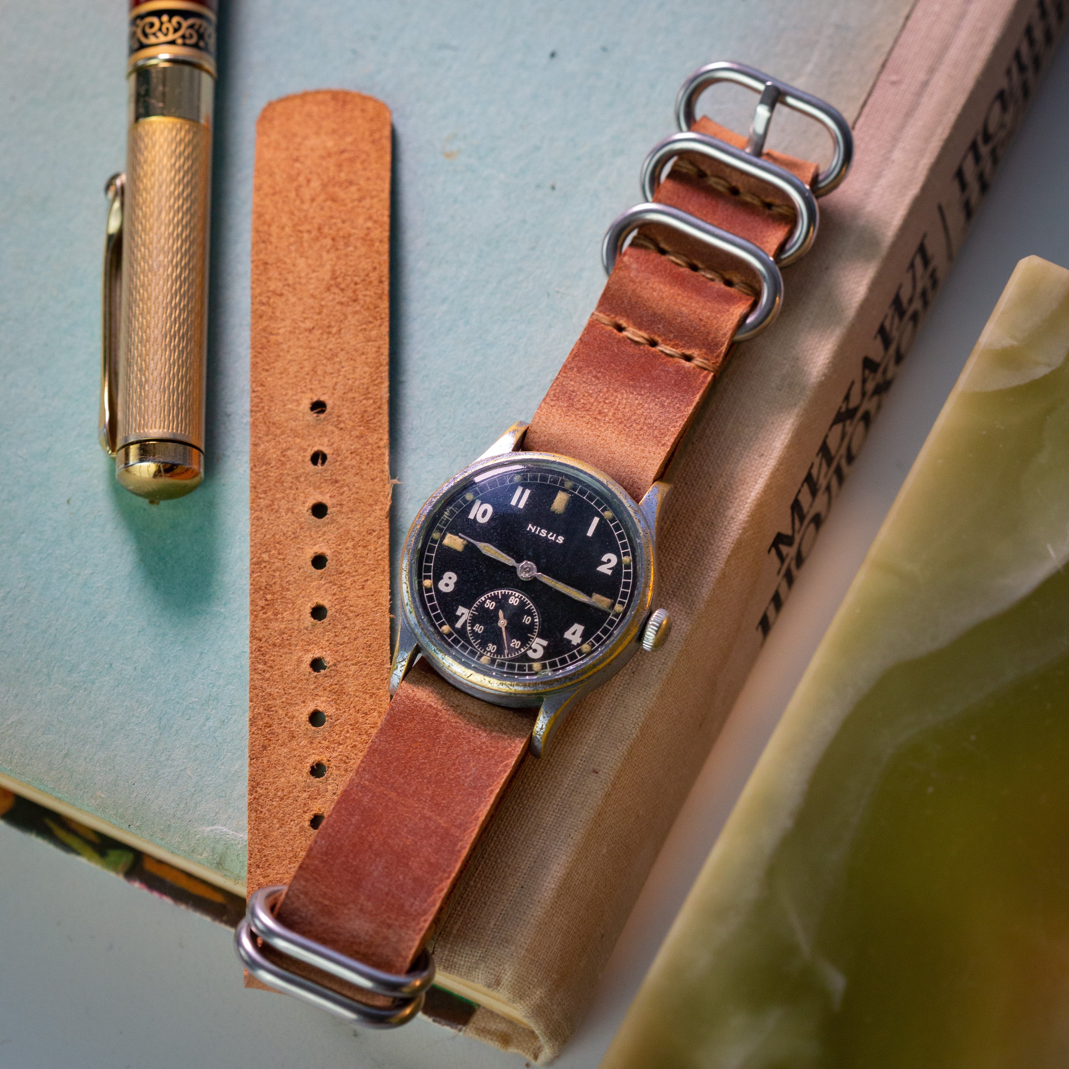 Vintage Military Watch "Nisus DH", Rare Men's Watch - VintageDuMarko