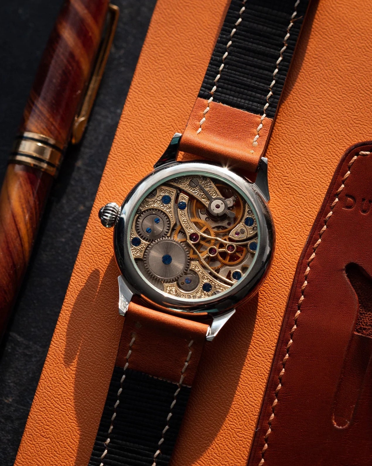 Vintage "Molnija" Space Watch, Skeleton Watch, Rare Сustom Watch - VintageDuMarko