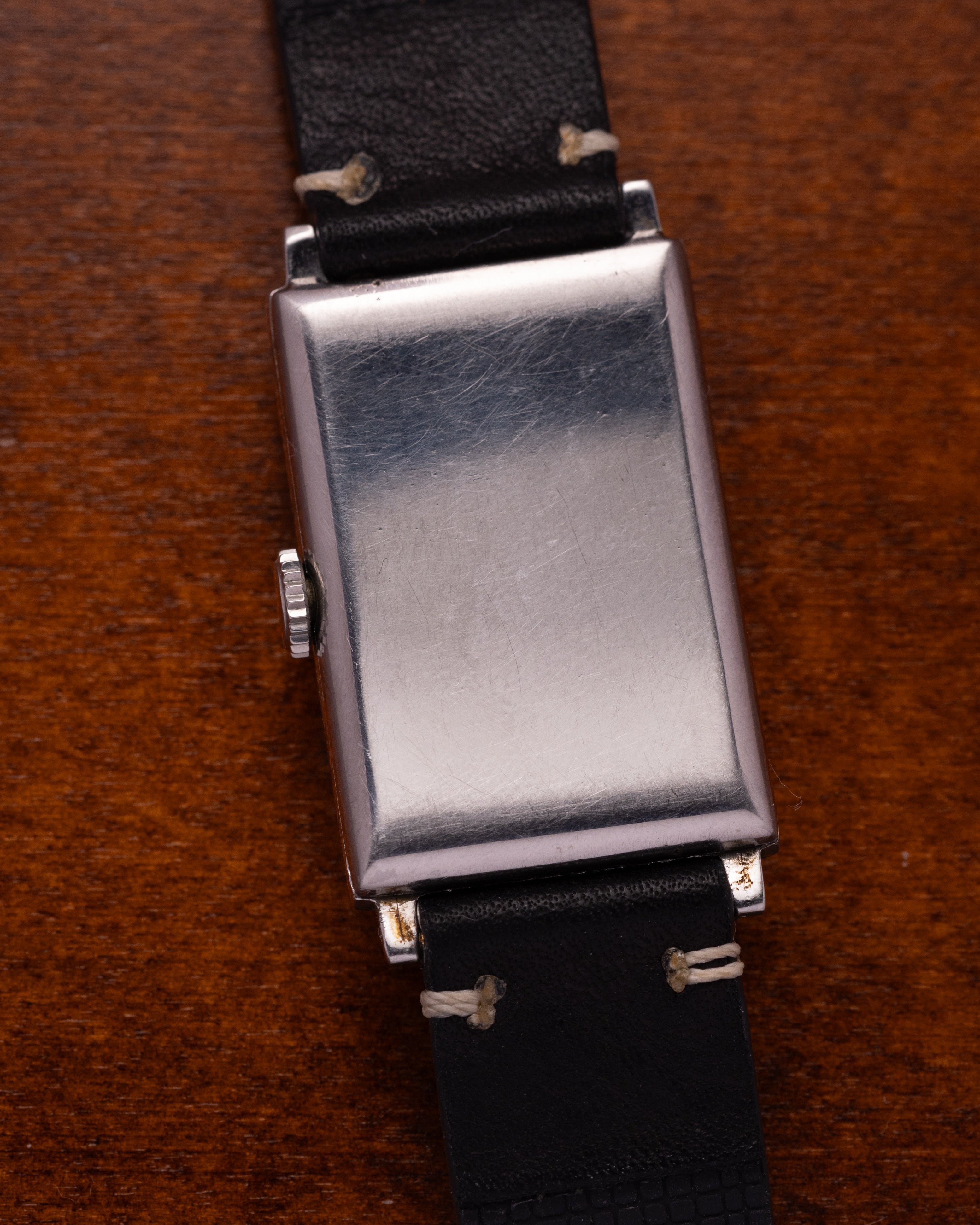 Vintage "Omega" Steel Tank from 1940s, Two tone dial - VintageDuMarko