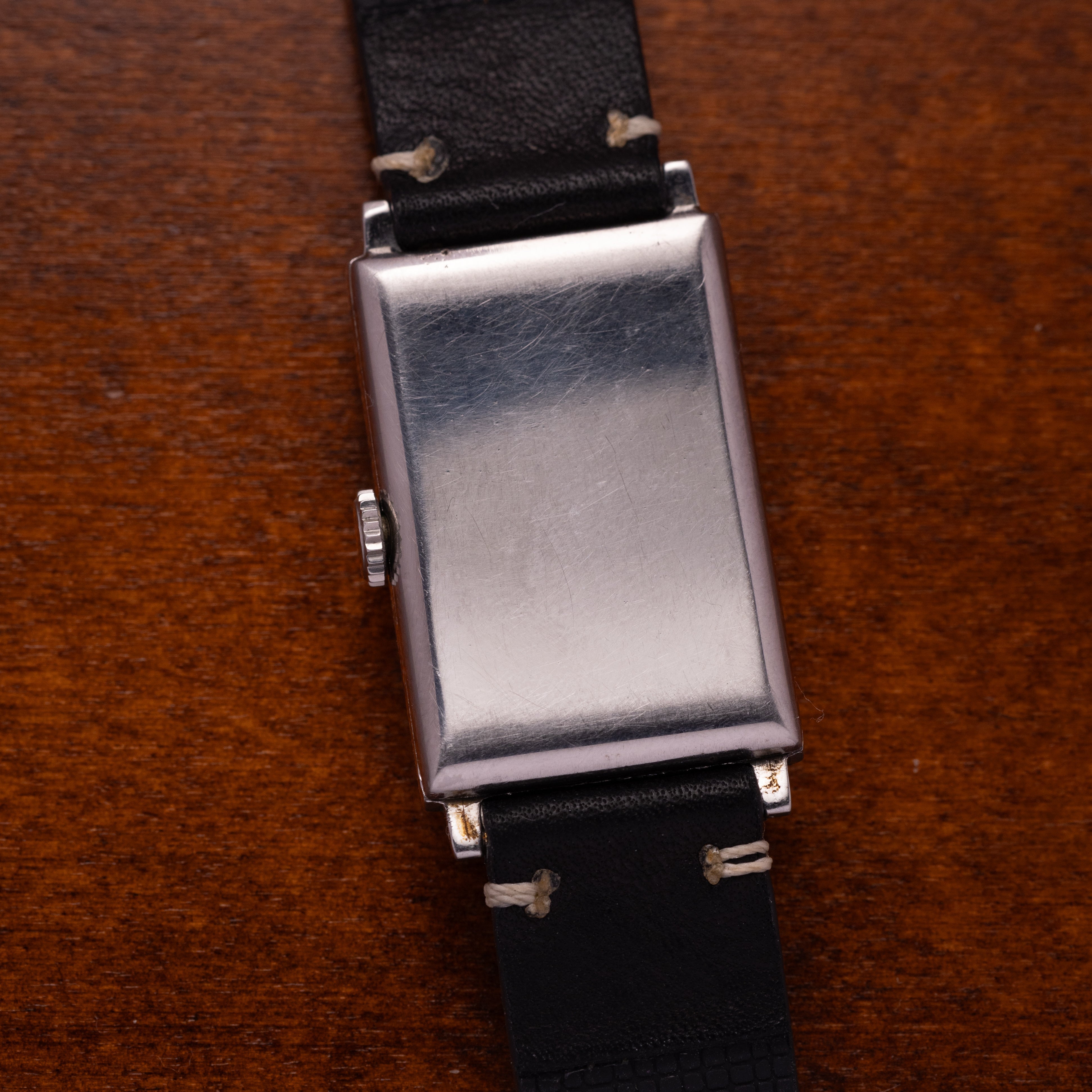 Vintage "Omega" Steel Tank from 1940s, Two tone dial - VintageDuMarko