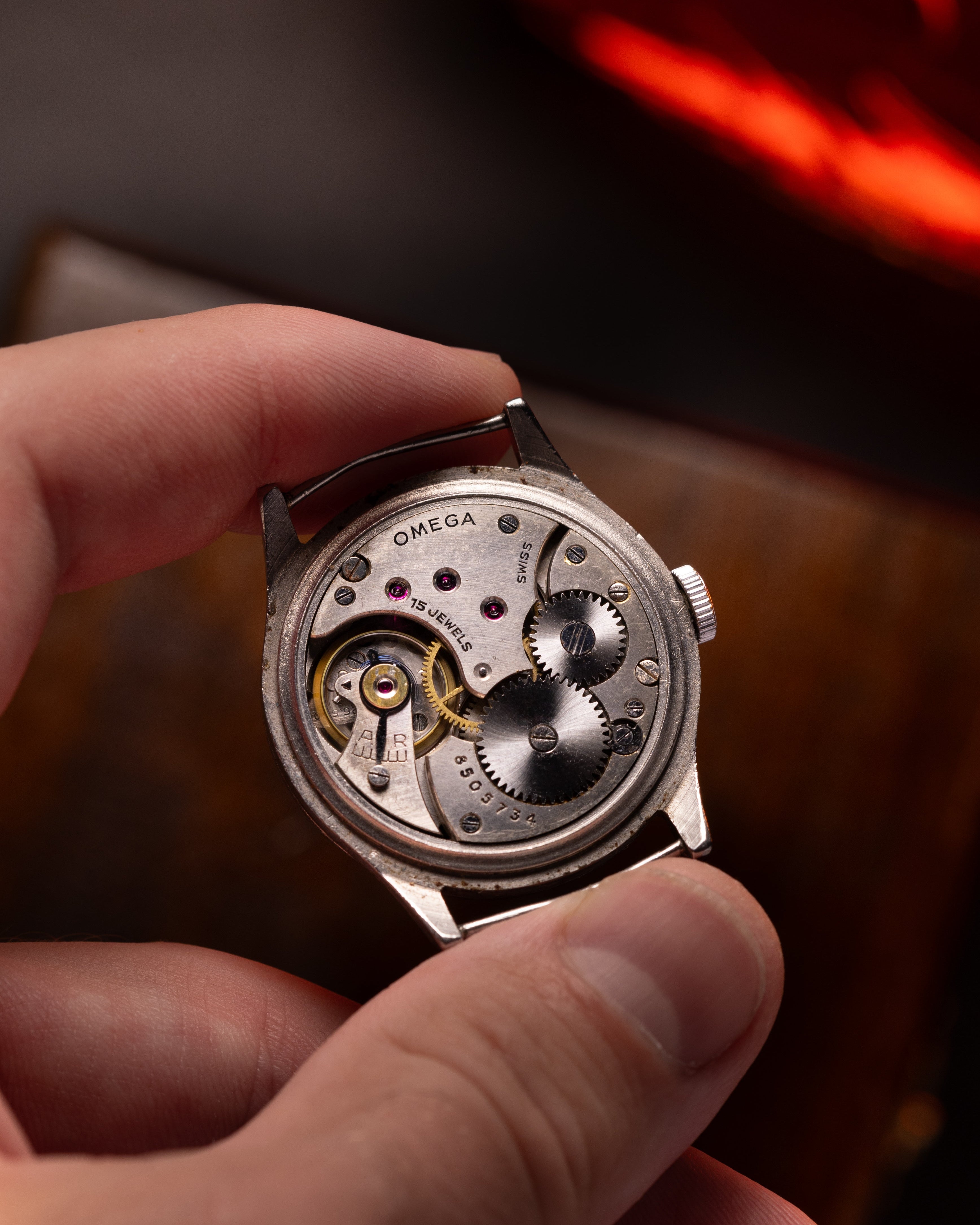 Vintage "Omega" Steel Watch from 1934, Men's Swiss Watch - VintageDuMarko