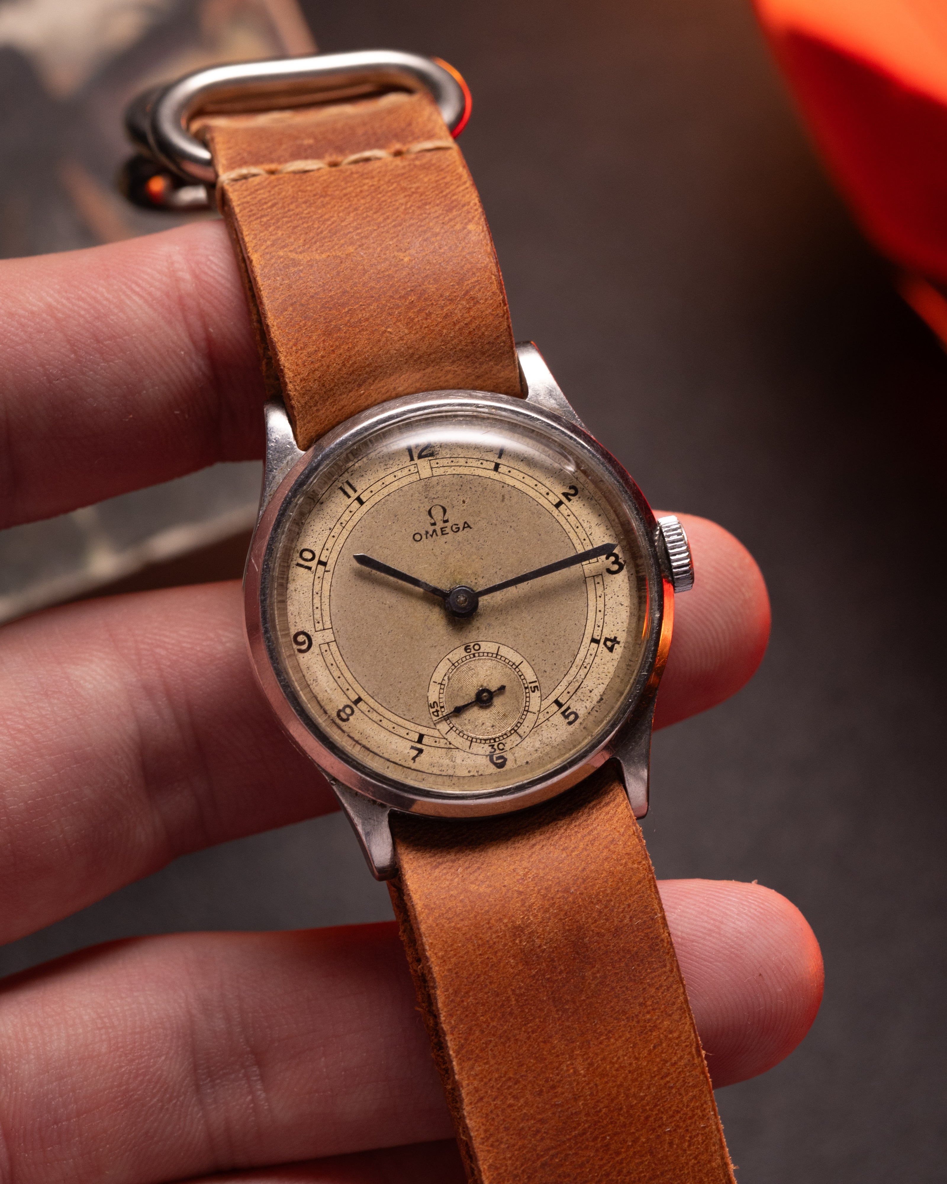 Vintage "Omega" Steel Watch from 1934, Men's Swiss Watch - VintageDuMarko