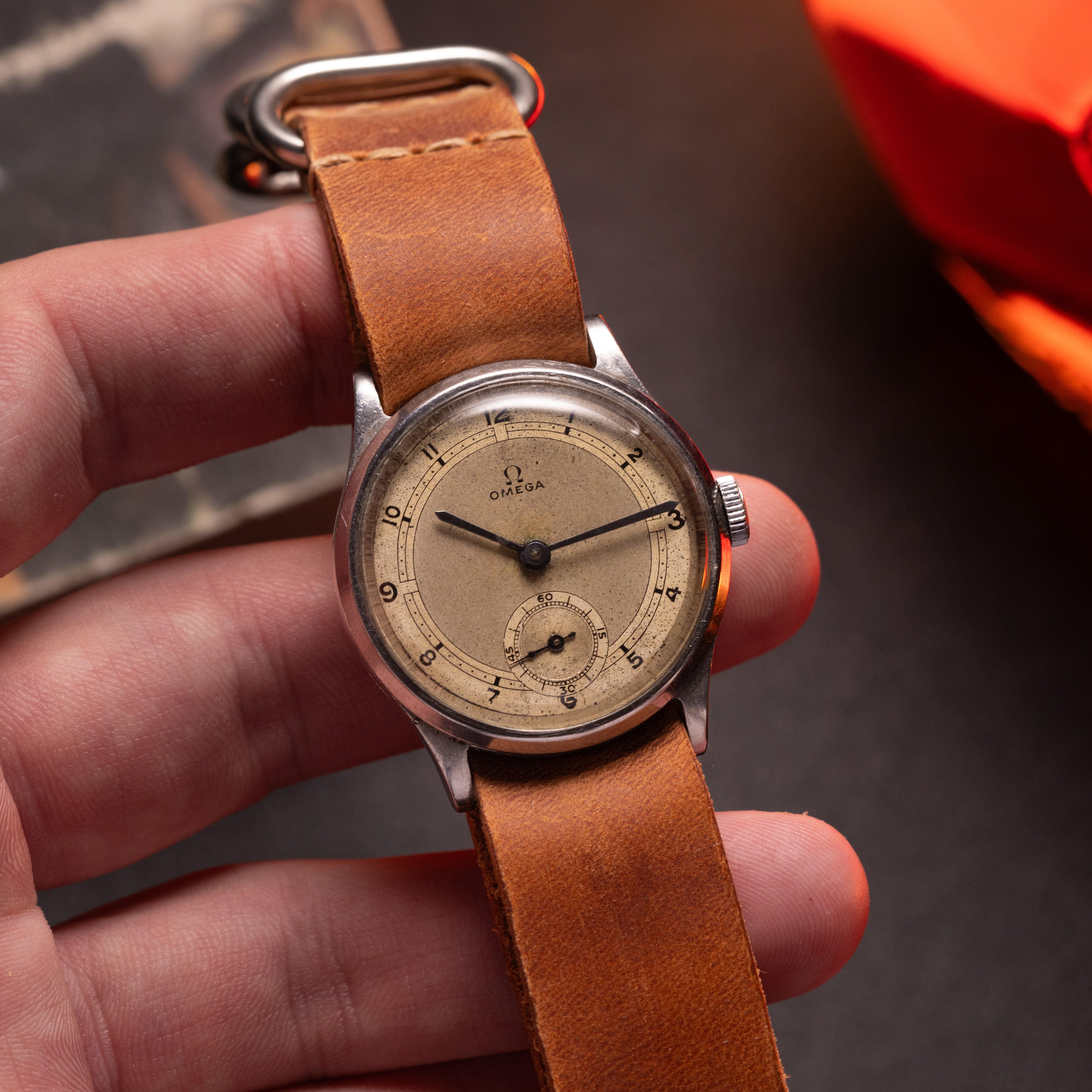 Vintage "Omega" Steel Watch from 1934, Men's Swiss Watch - VintageDuMarko
