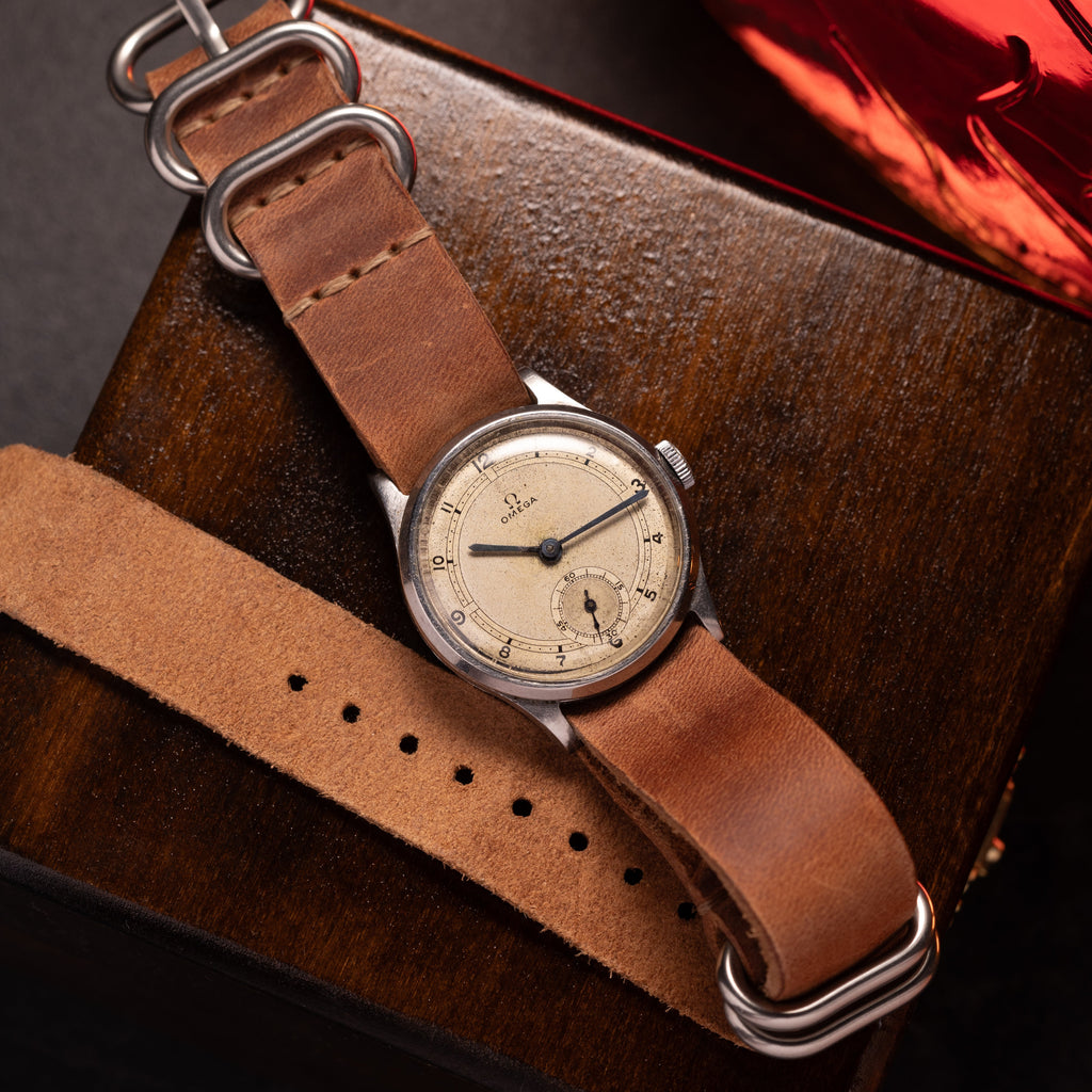 Vintage "Omega" Steel Watch from 1934, Men's Swiss Watch - VintageDuMarko