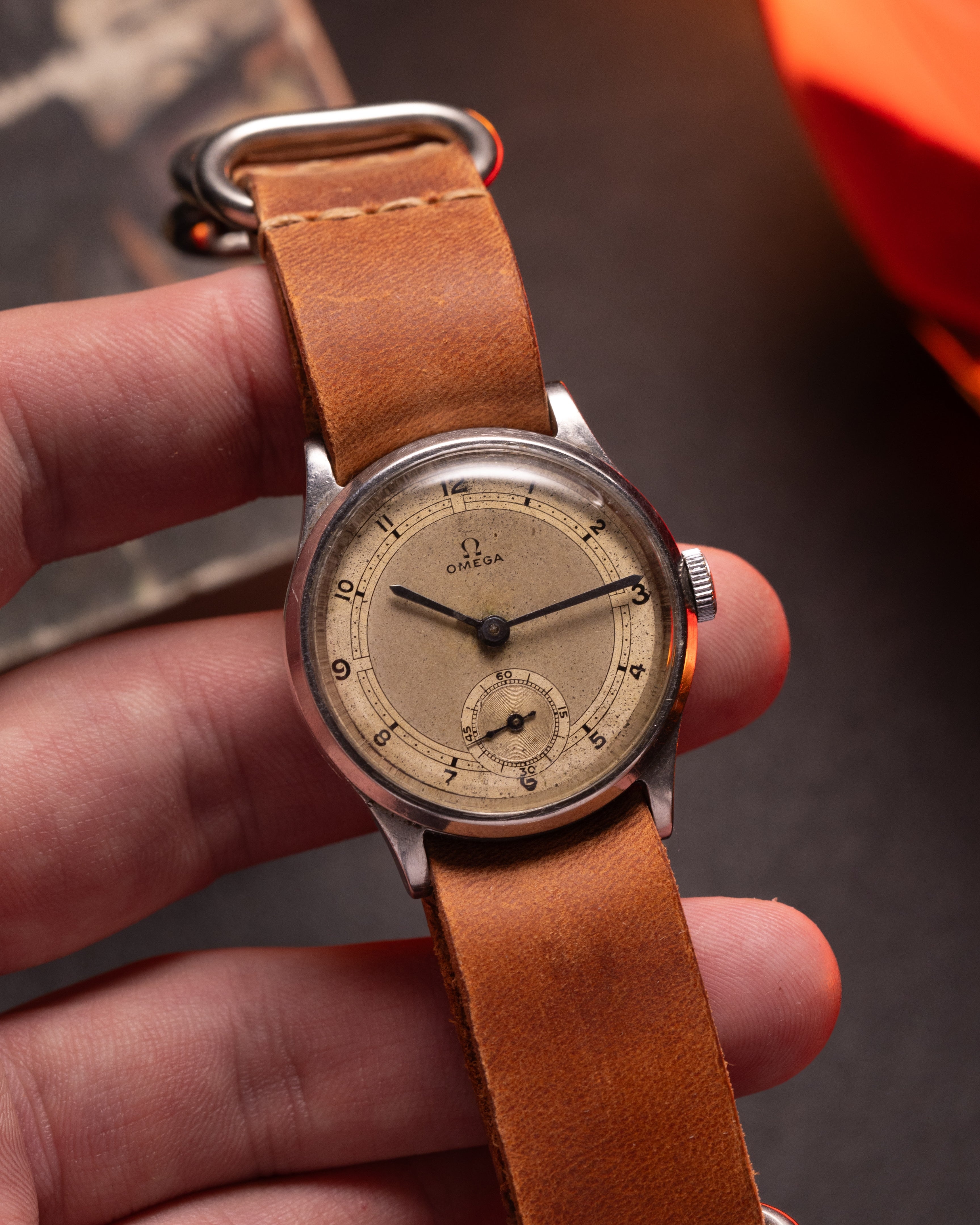 Vintage "Omega" Steel Watch from 1934, Men's Swiss Watch - VintageDuMarko