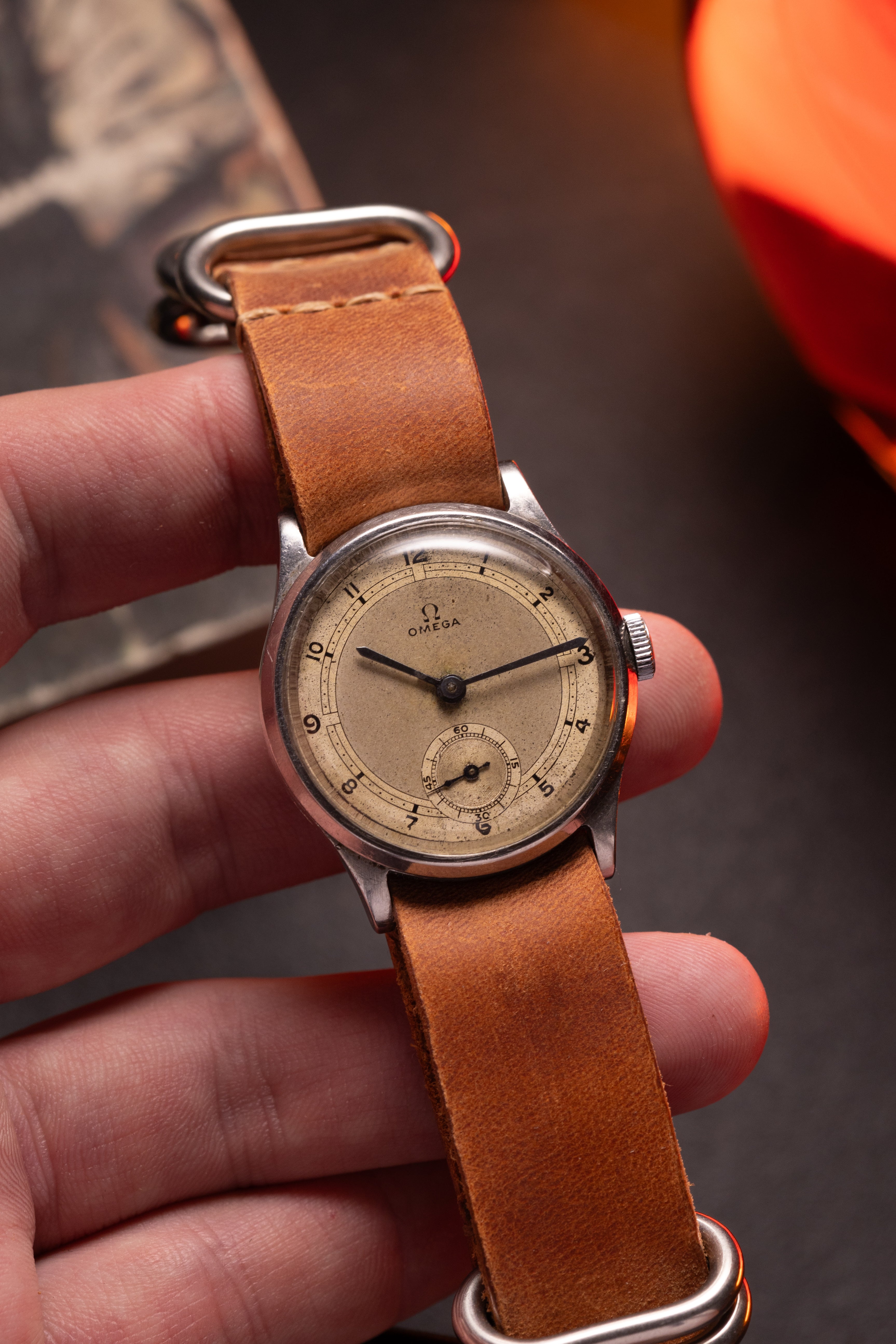 Vintage "Omega" Steel Watch from 1934, Men's Swiss Watch - VintageDuMarko