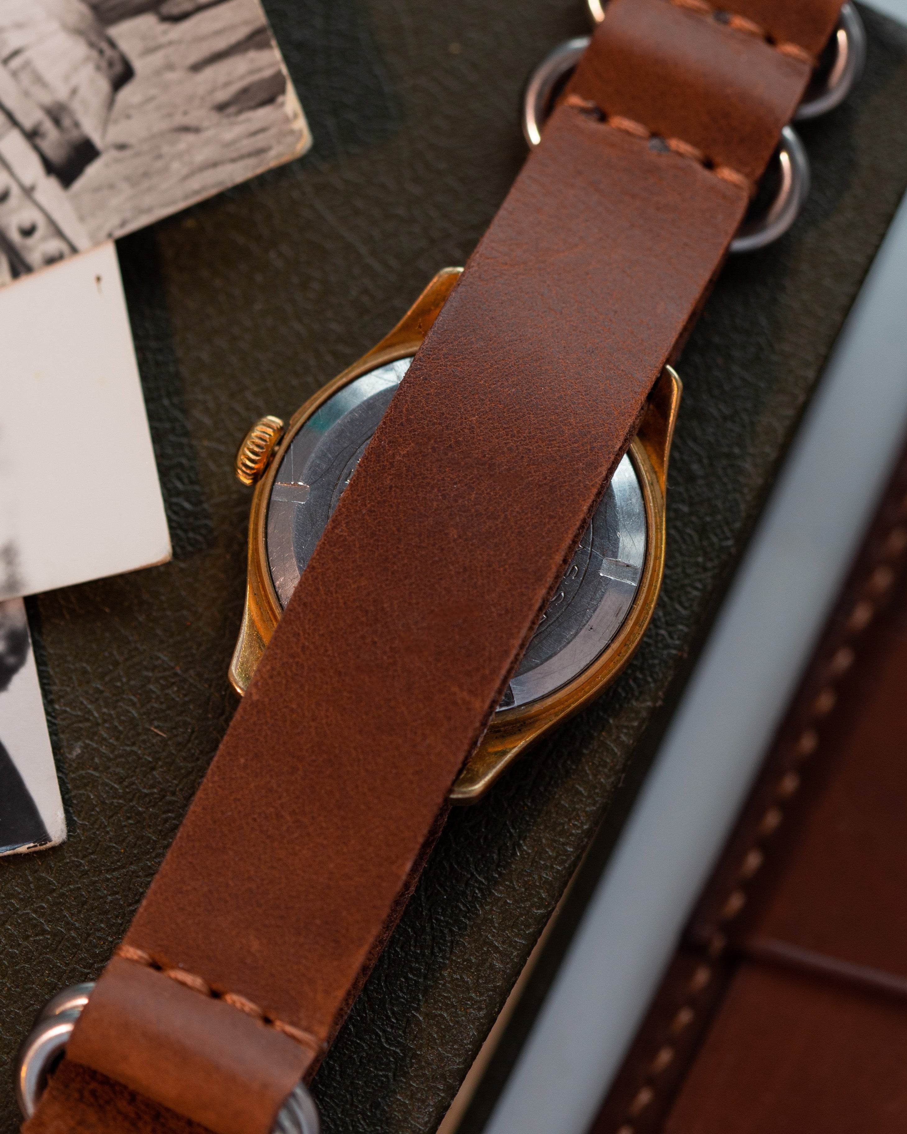 Vintage Original Gold Watch "GUB Glashutte", Men's Old German Watch - VintageDuMarko