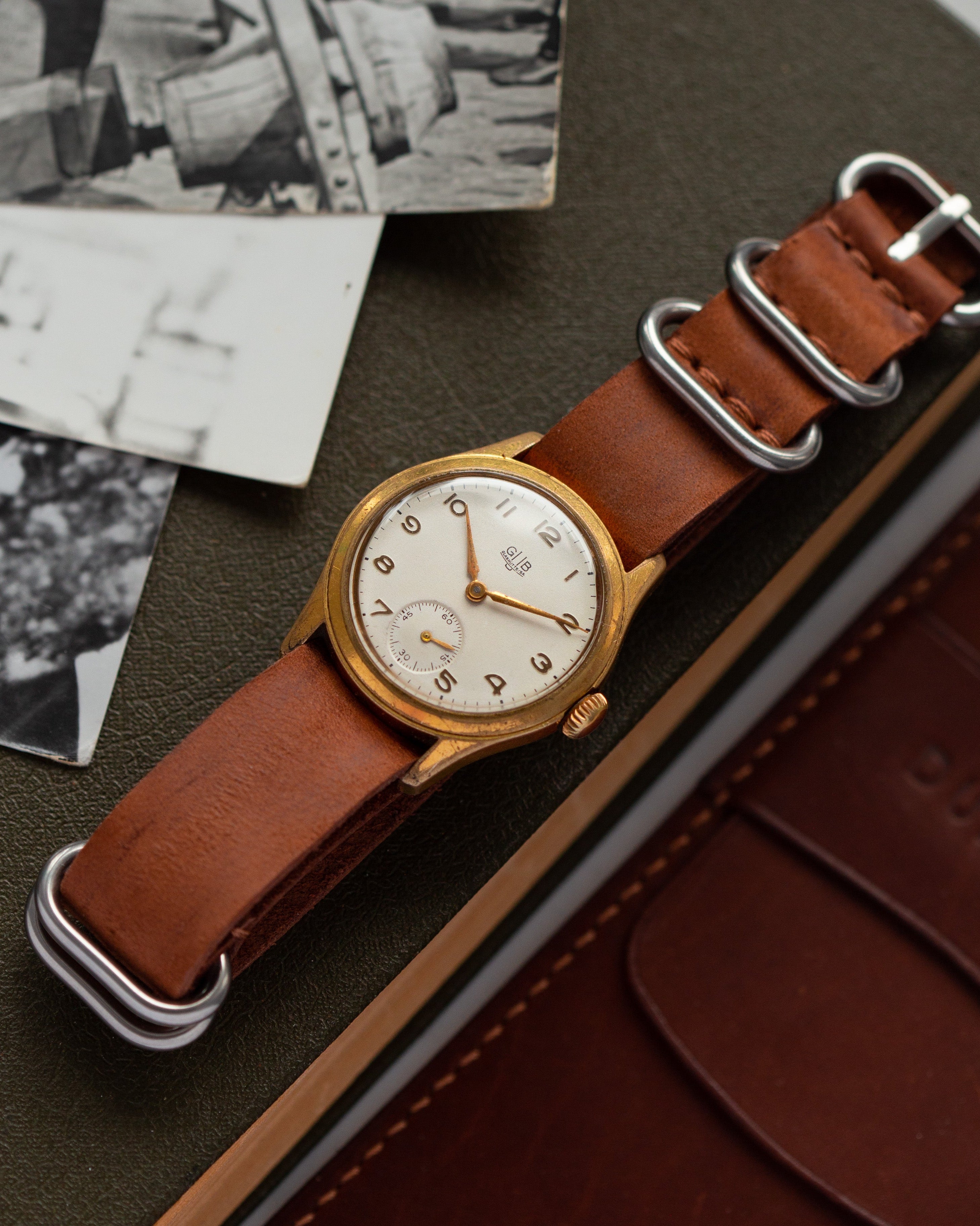 Vintage Original Gold Watch "GUB Glashutte", Men's Old German Watch - VintageDuMarko