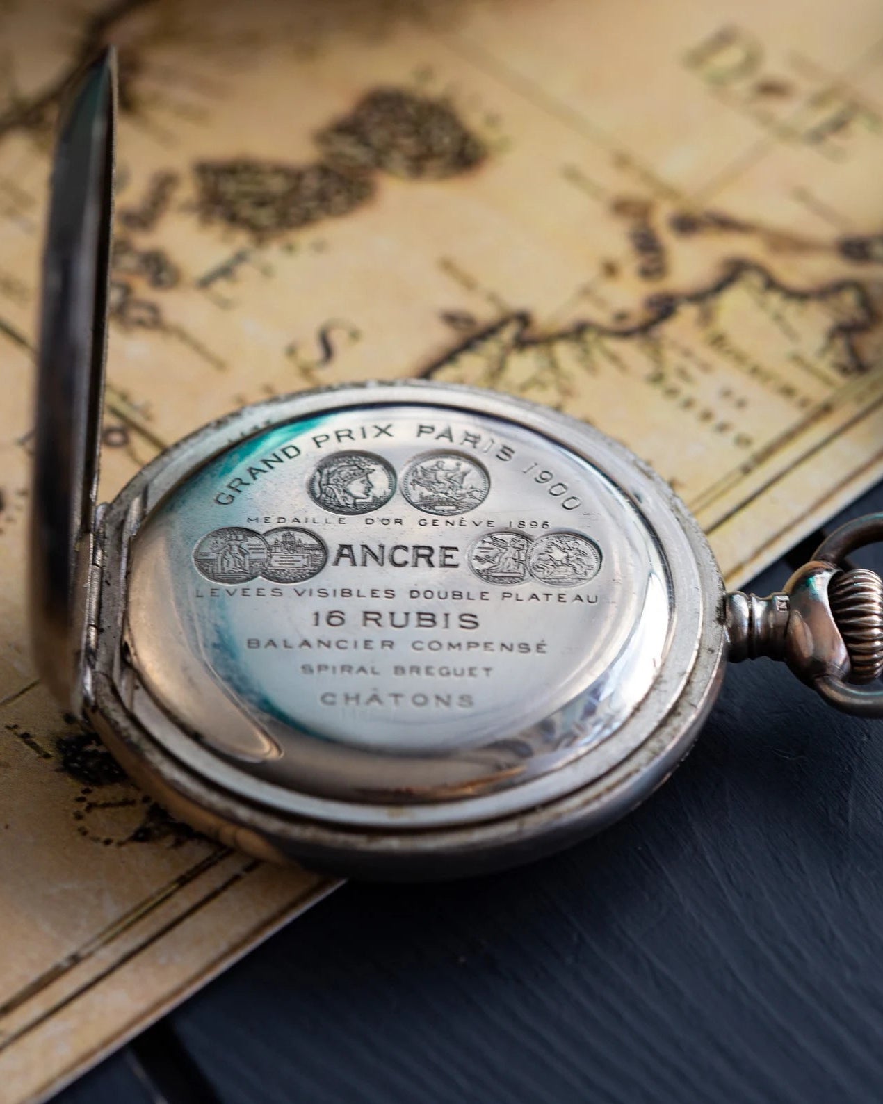 Vintage Pocket Chronometer Watch "Zenith" from 1910's, 0.800 Silver, Rare Swiss Watch - VintageDuMarko