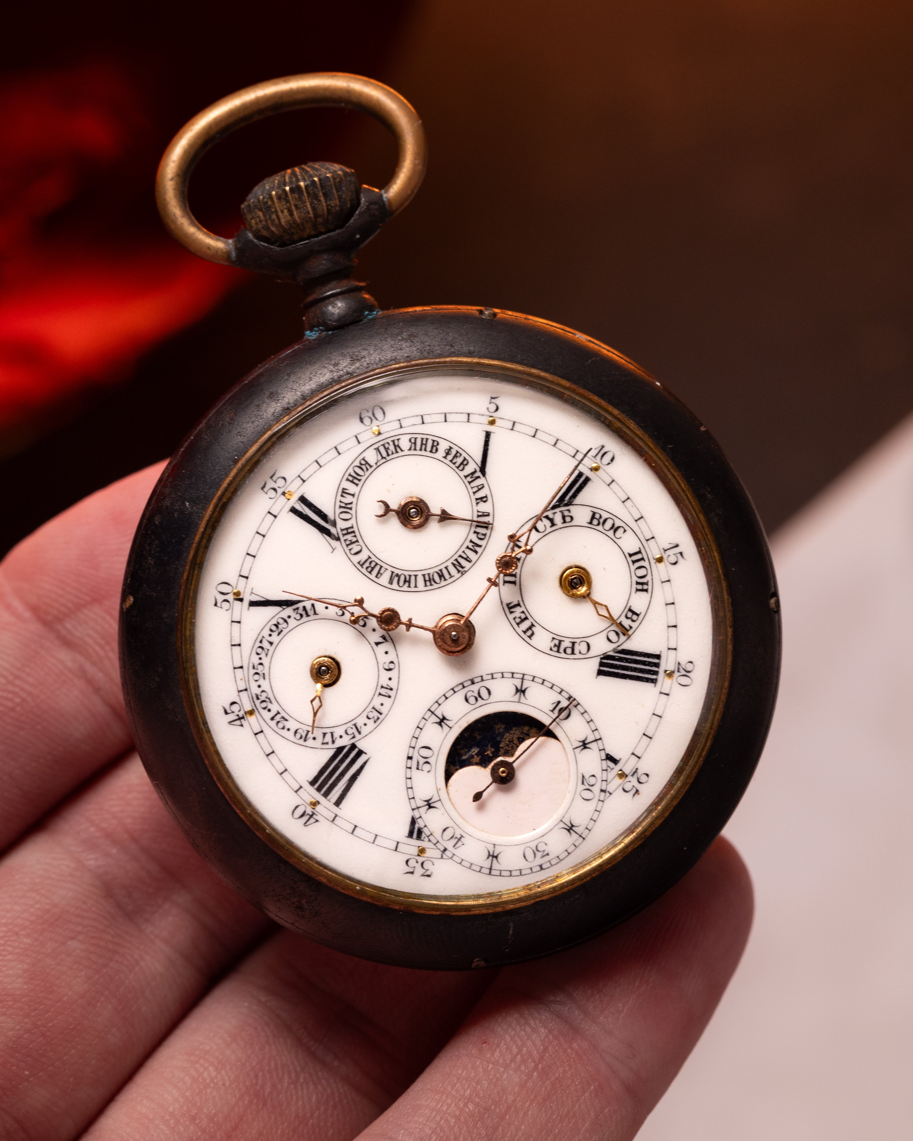 Vintage Pocket Moon Watch from 1910s - VintageDuMarko