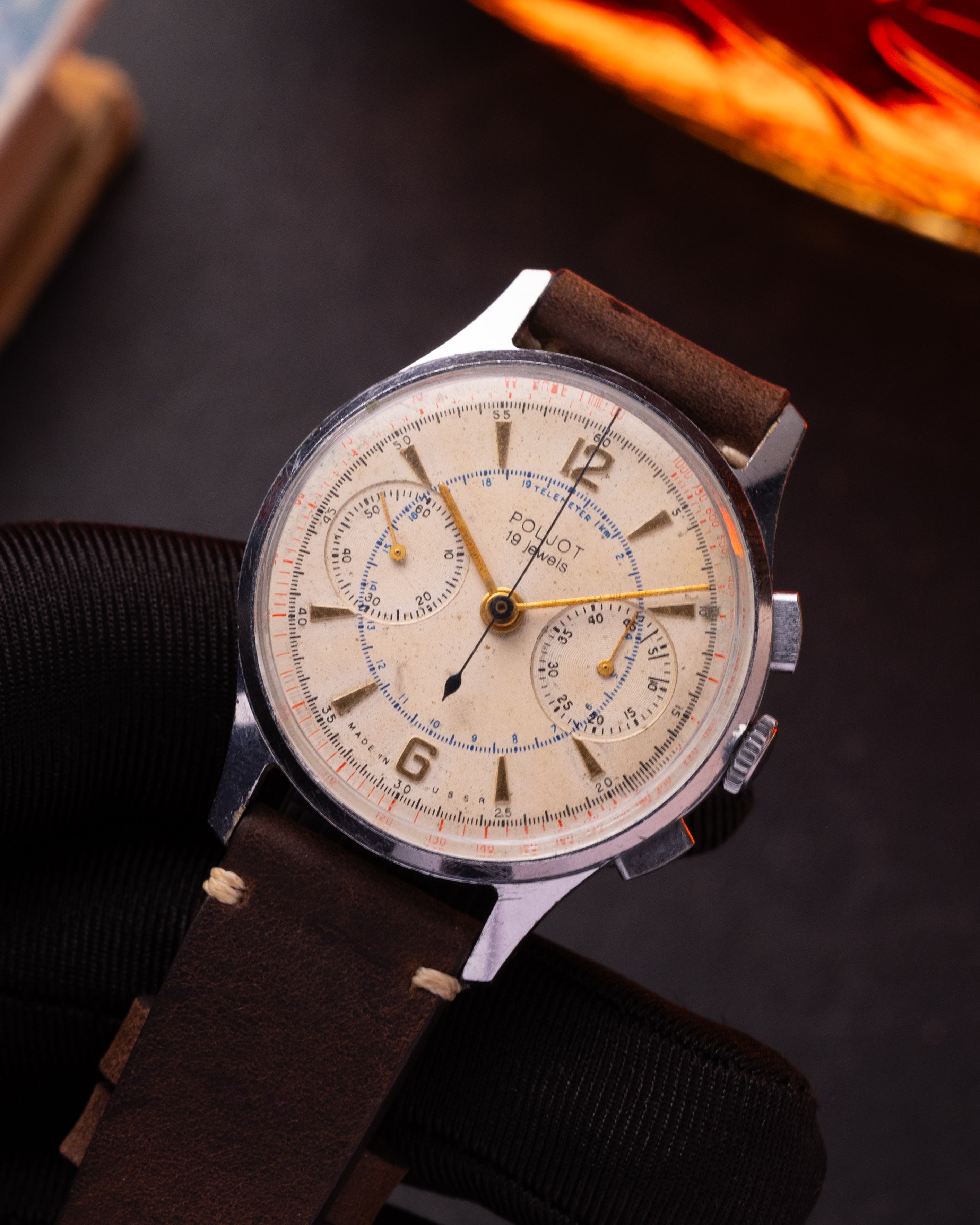 Vintage Poljot Strela 3017 Chronograph - 1960’s Military Watch - VintageDuMarko