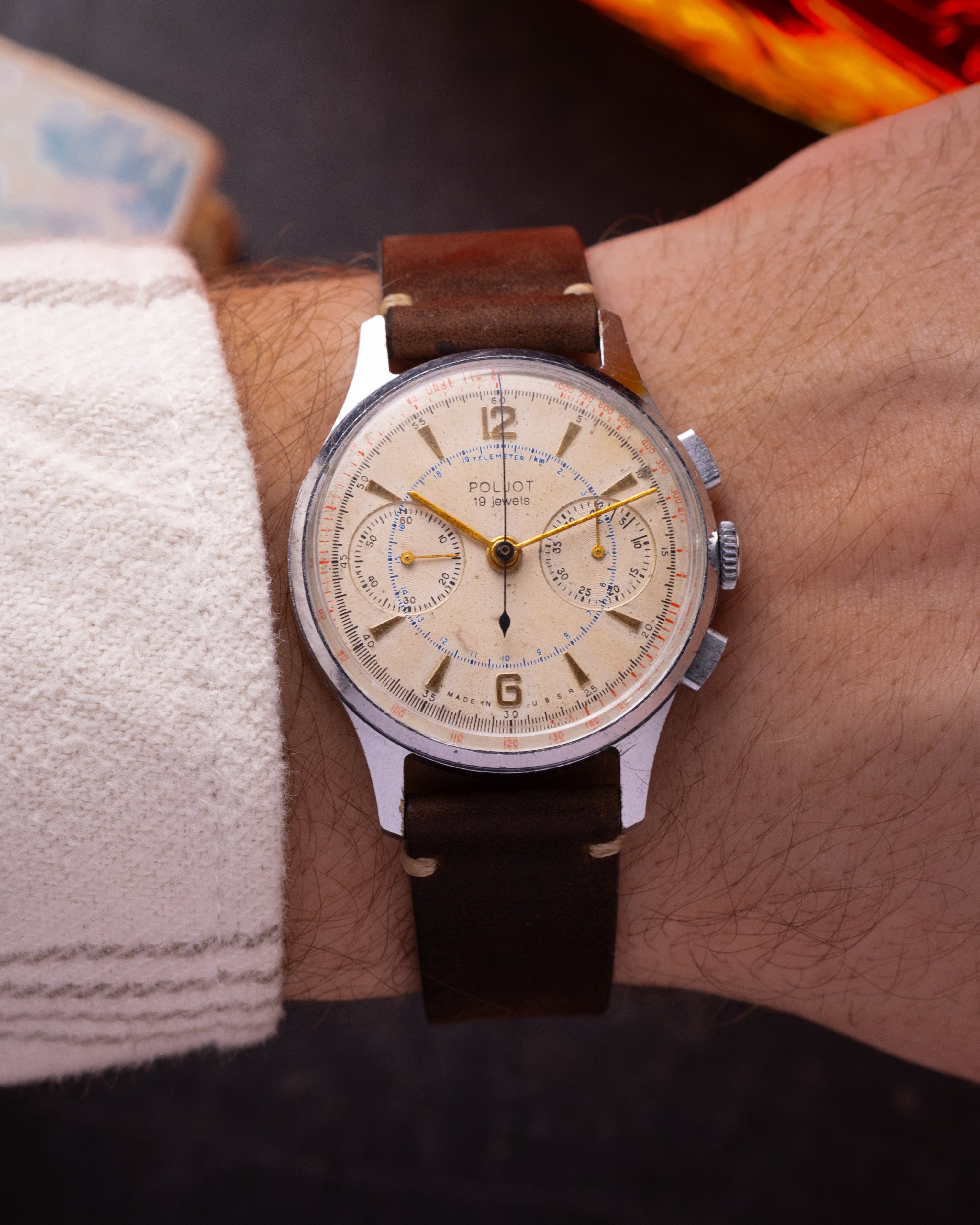 Vintage Poljot Strela 3017 Chronograph - 1960’s Military Watch - VintageDuMarko