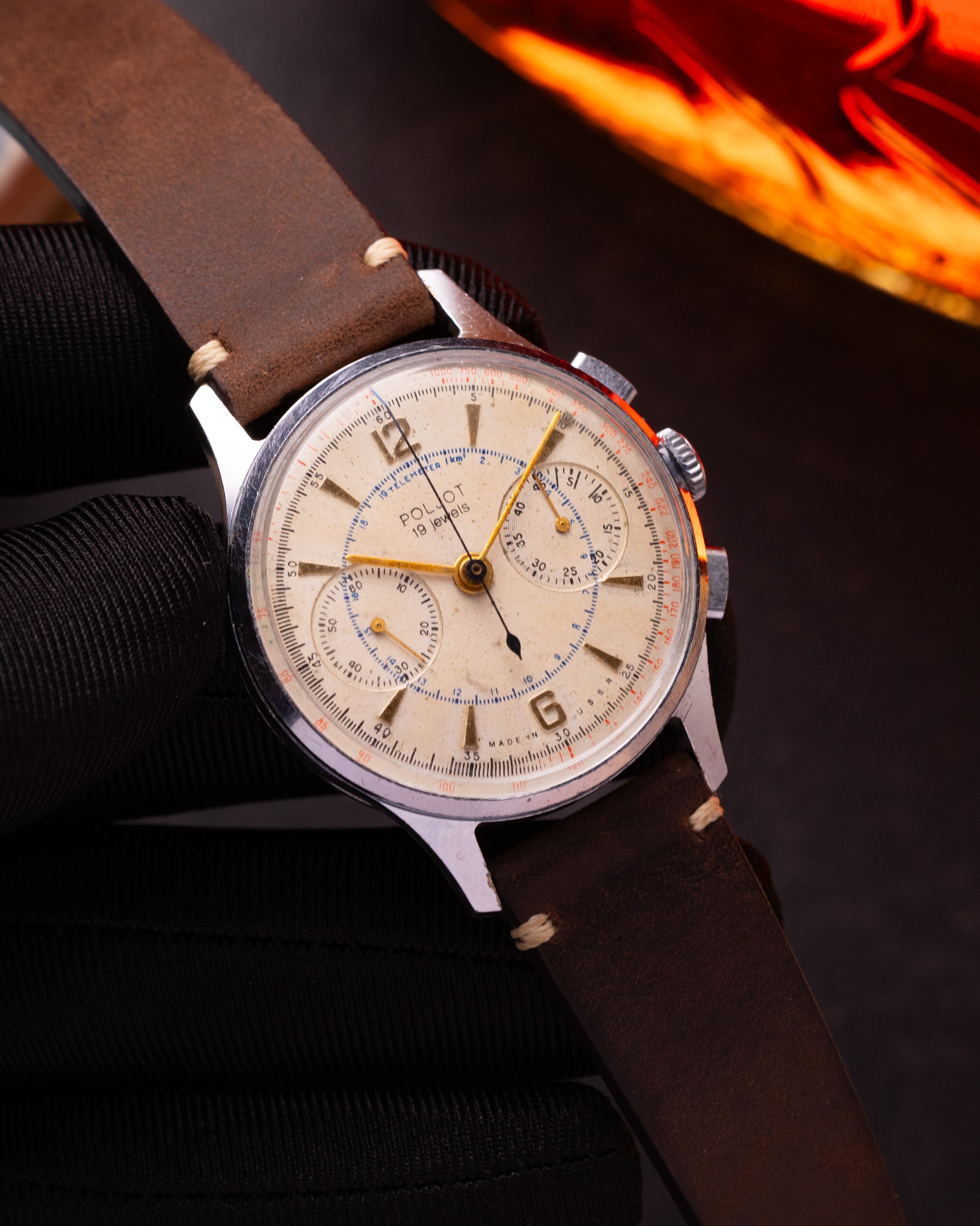 Vintage Poljot Strela 3017 Chronograph - 1960’s Military Watch - VintageDuMarko