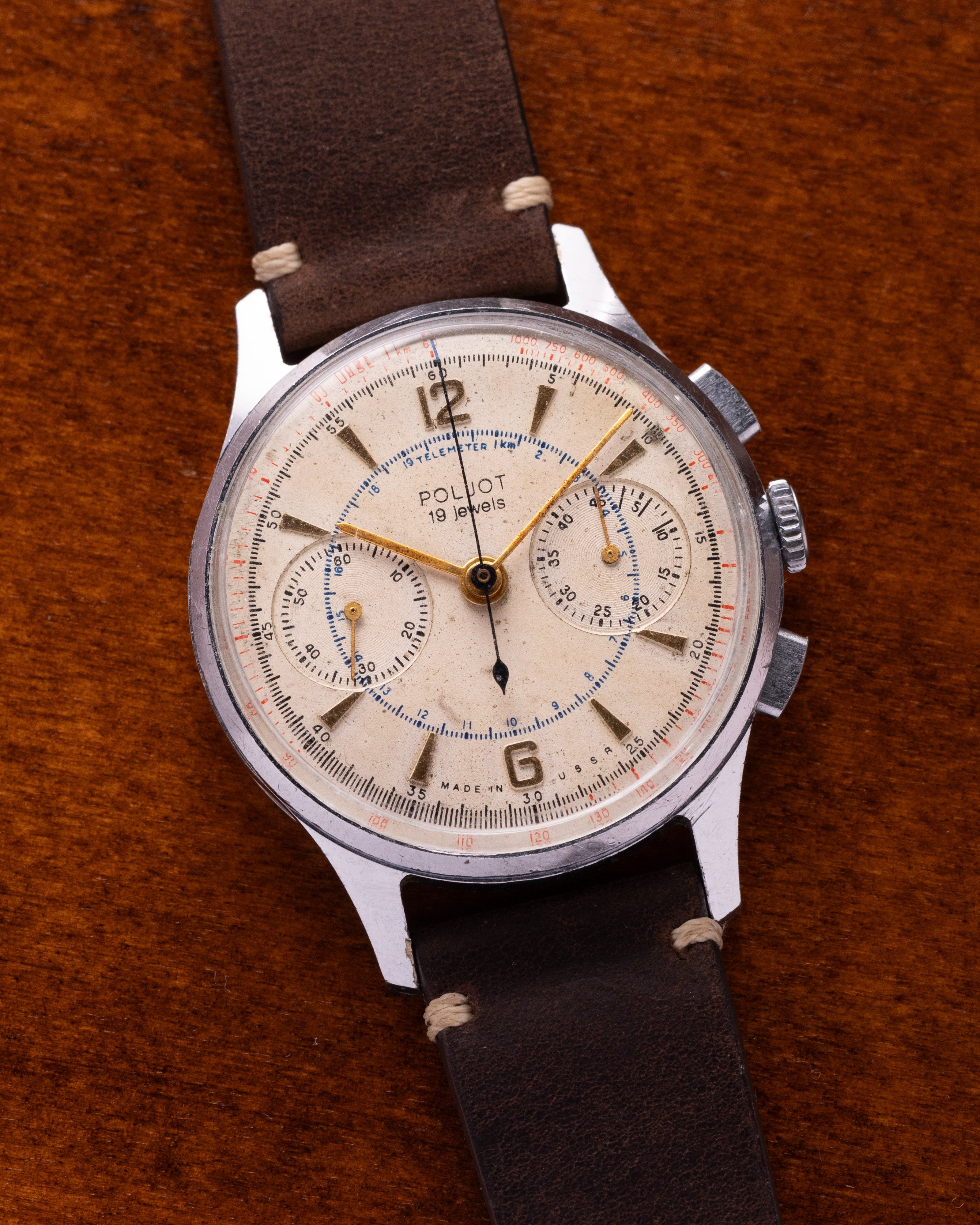 Vintage Poljot Strela 3017 Chronograph - 1960’s Military Watch - VintageDuMarko