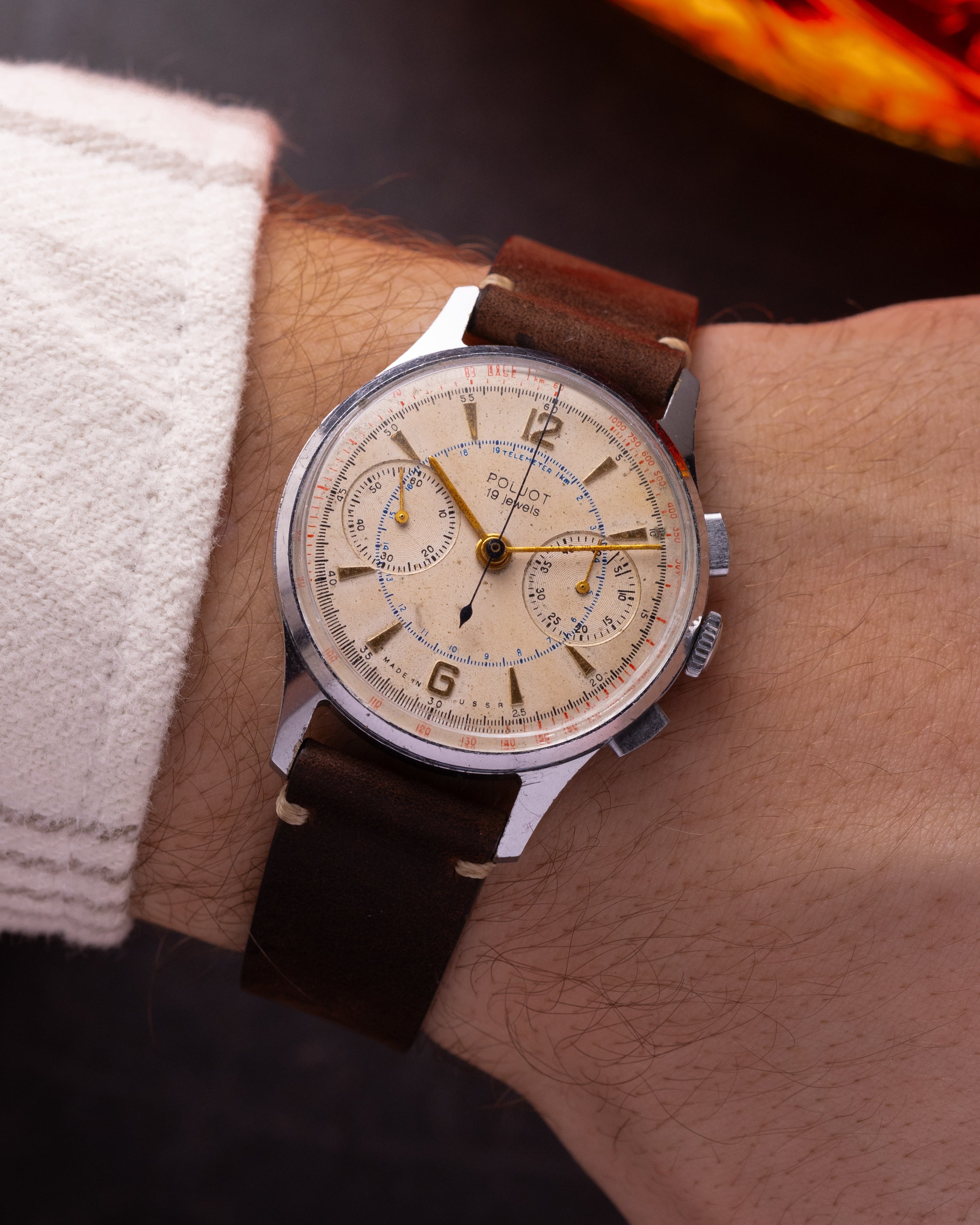 Vintage Poljot Strela 3017 Chronograph - 1960’s Military Watch - VintageDuMarko