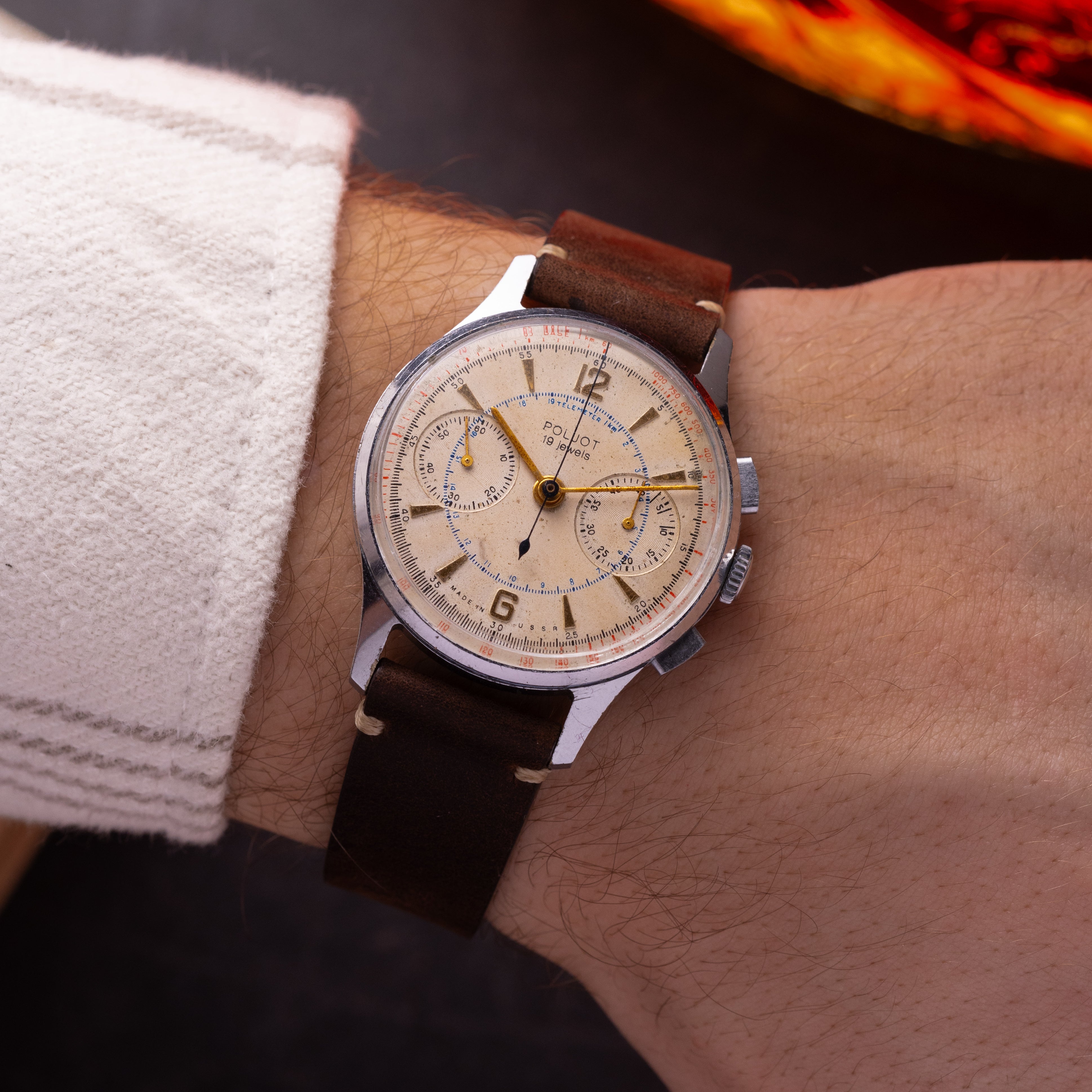 Vintage Poljot Strela 3017 Chronograph - 1960’s Military Watch - VintageDuMarko