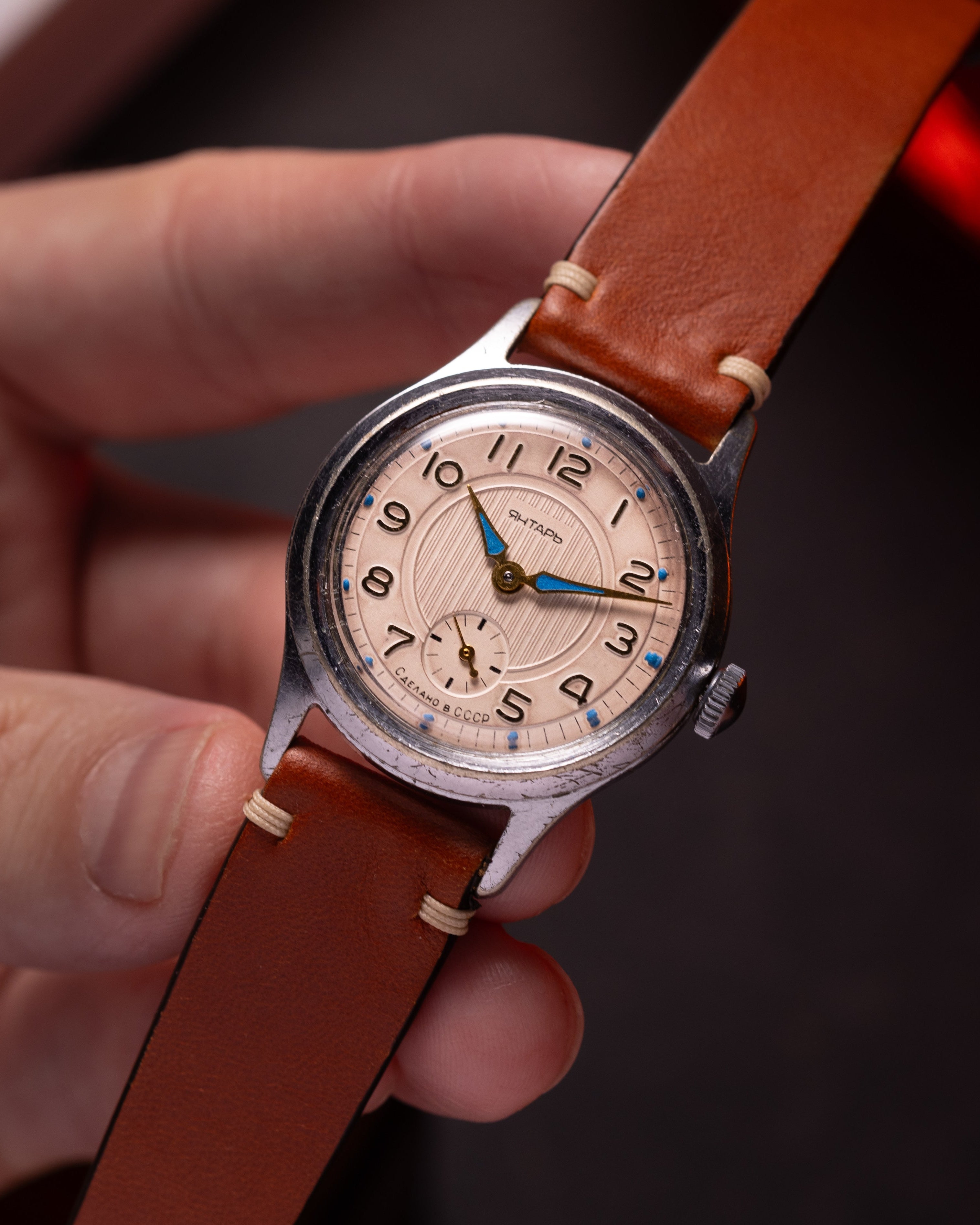 Vintage Rare Watch "Jantar (Yantar)", Original Authentic Military Soviet Mechanical USSR Watch - VintageDuMarko