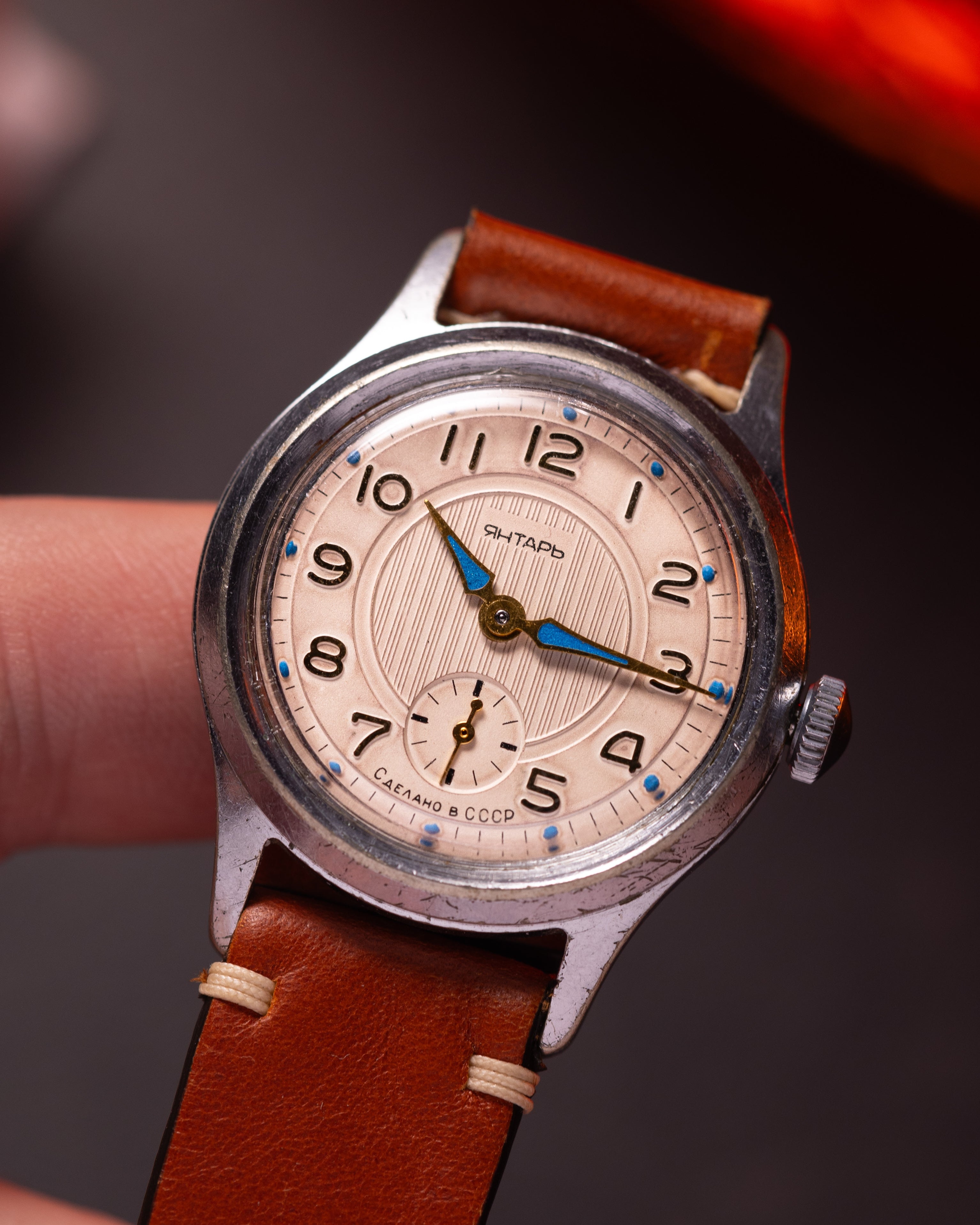 Vintage Rare Watch "Jantar (Yantar)", Original Authentic Military Soviet Mechanical USSR Watch - VintageDuMarko