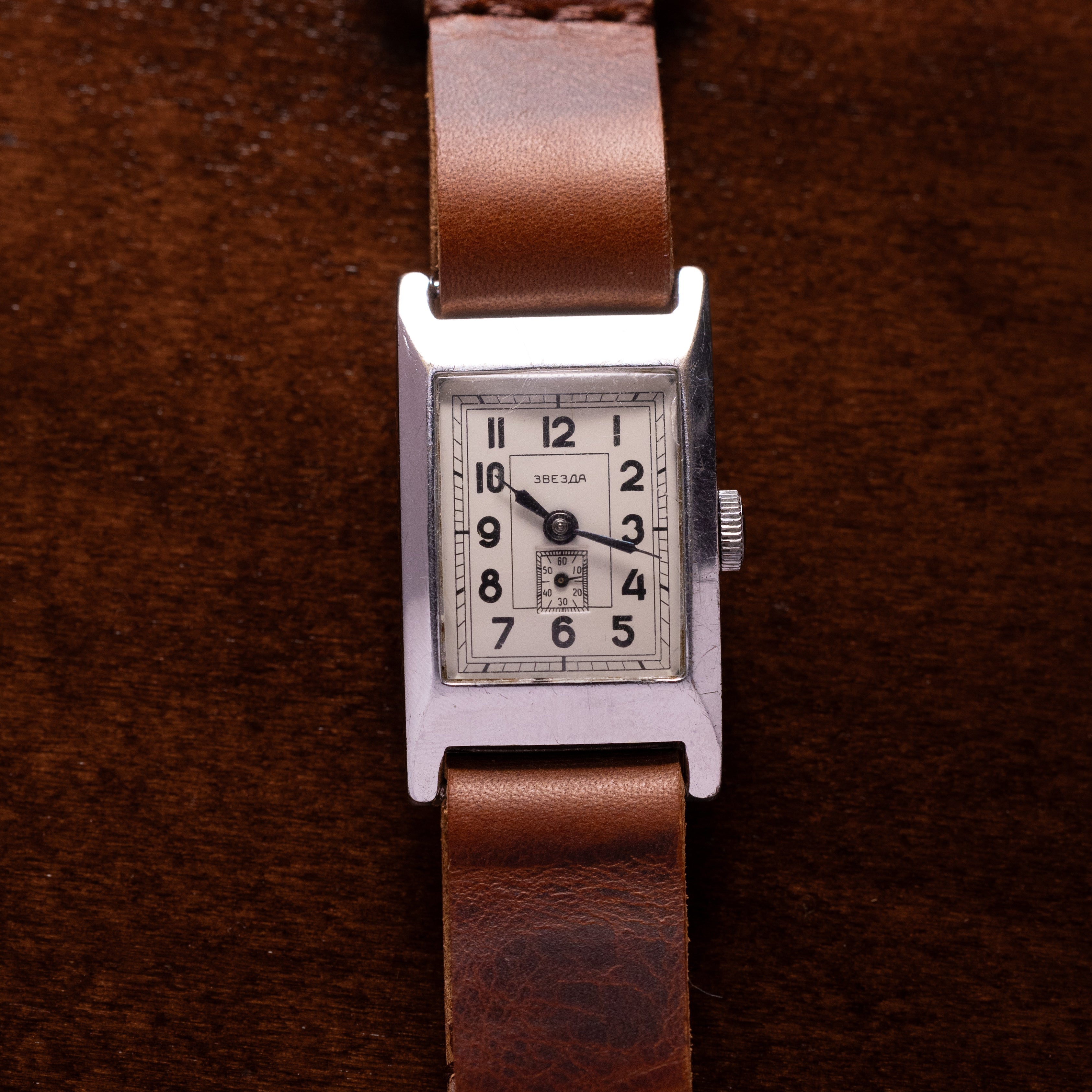 Vintage Rare Watch "Zvezda" Cartier Style Watch - Watch for Men and Women - VintageDuMarko