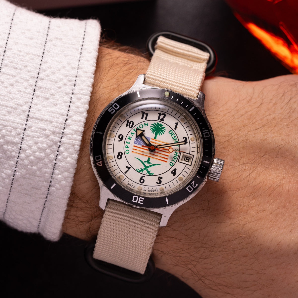 Vostok desert shield watch hot sale