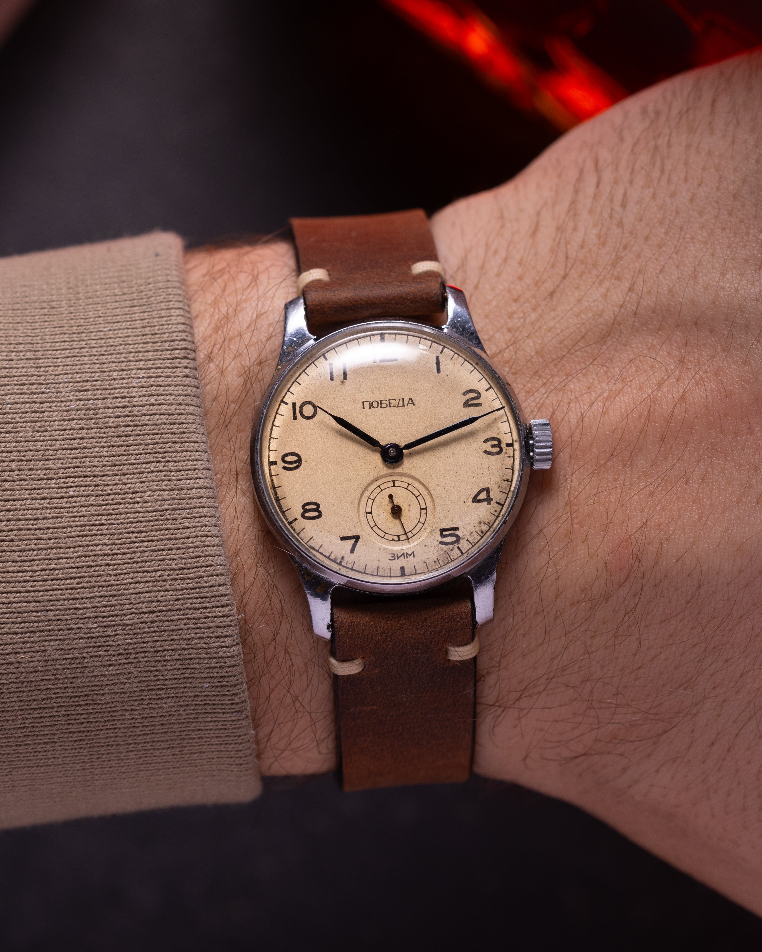 Vintage Soviet "Pobeda" Collectible Rare Mechanical Men's/Women's Watch from 1950's - VintageDuMarko