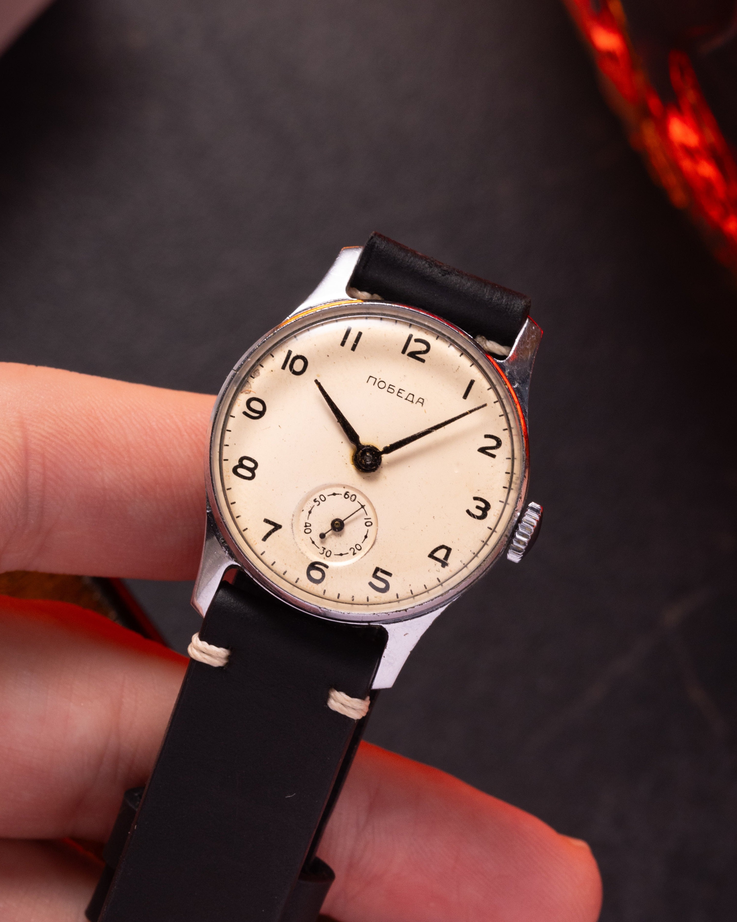 Vintage Soviet "Pobeda" Collectible Rare Mechanical Men's/Women's Watch from 1950's - VintageDuMarko