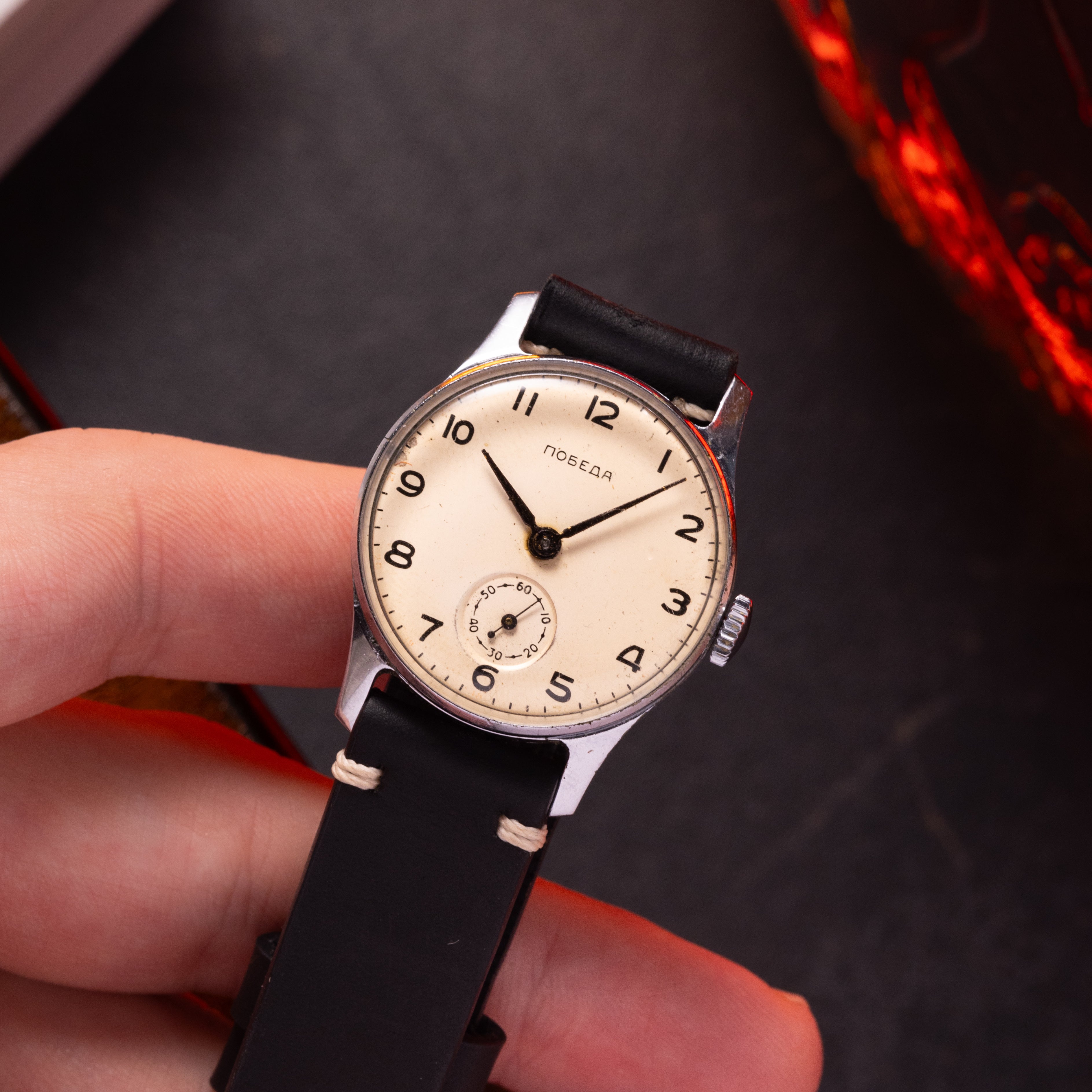 Vintage Soviet "Pobeda" Collectible Rare Mechanical Men's/Women's Watch from 1950's - VintageDuMarko