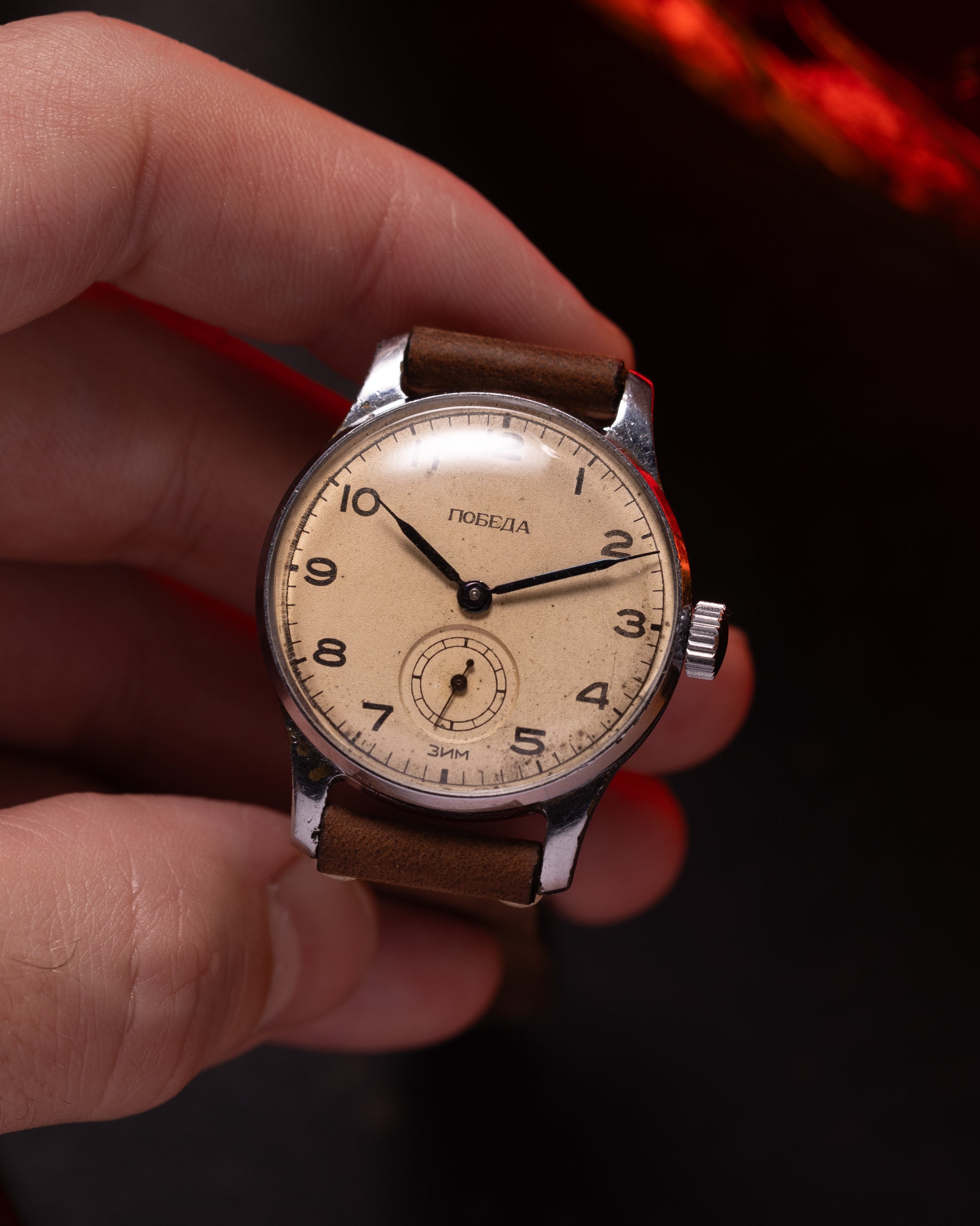 Vintage Soviet "Pobeda" Collectible Rare Mechanical Men's/Women's Watch from 1950's - VintageDuMarko