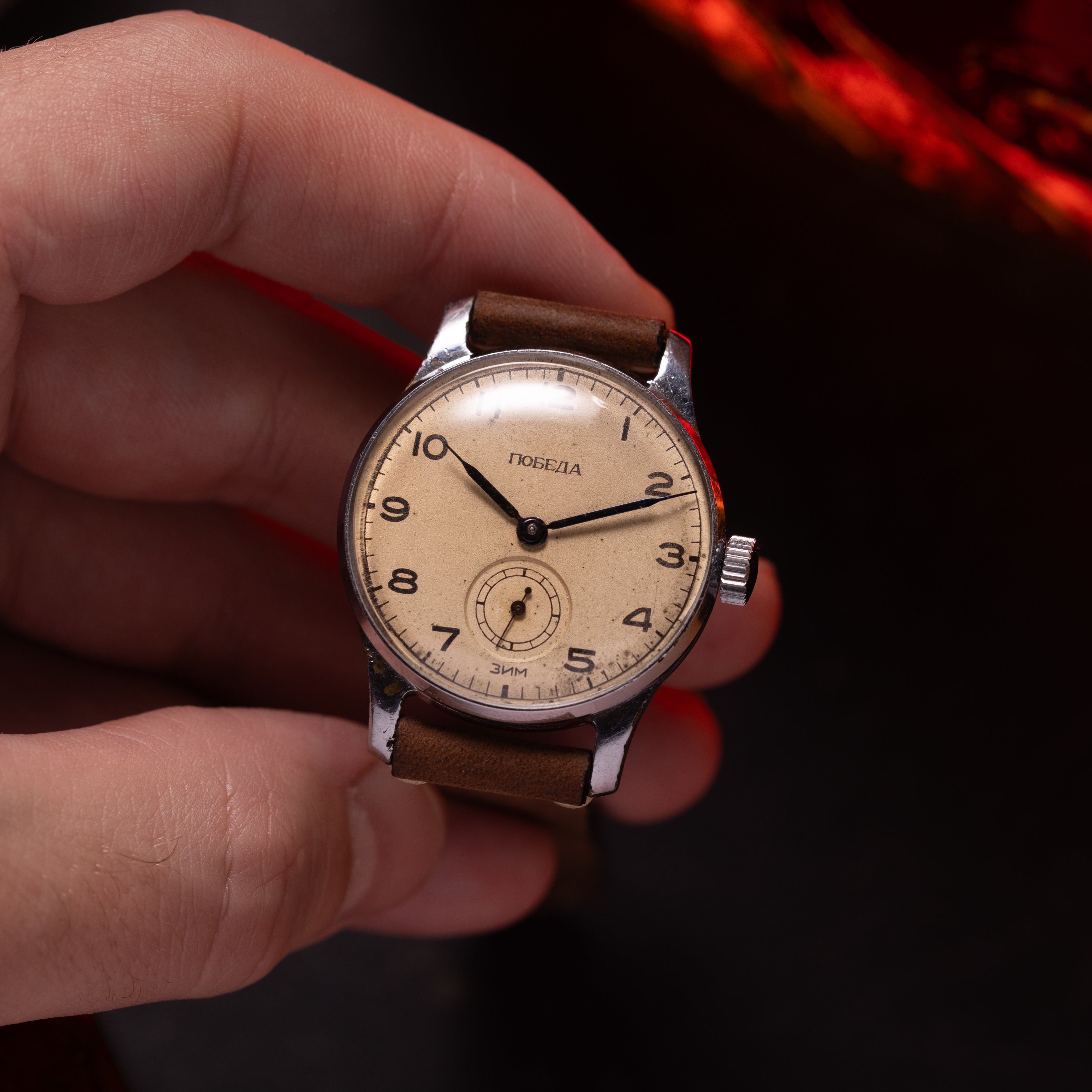 Vintage Soviet "Pobeda" Collectible Rare Mechanical Men's/Women's Watch from 1950's - VintageDuMarko