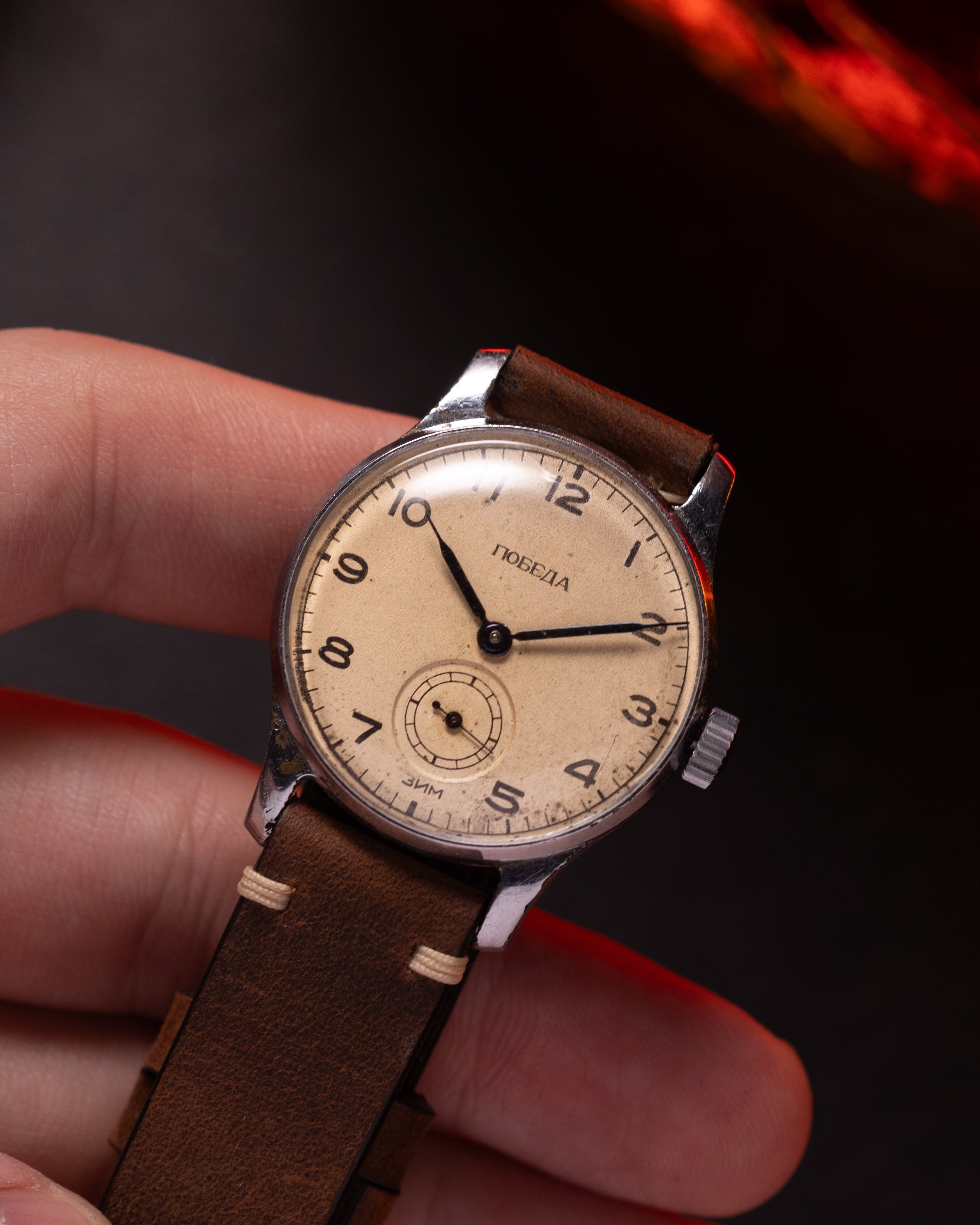Vintage Soviet "Pobeda" Collectible Rare Mechanical Men's/Women's Watch from 1950's - VintageDuMarko