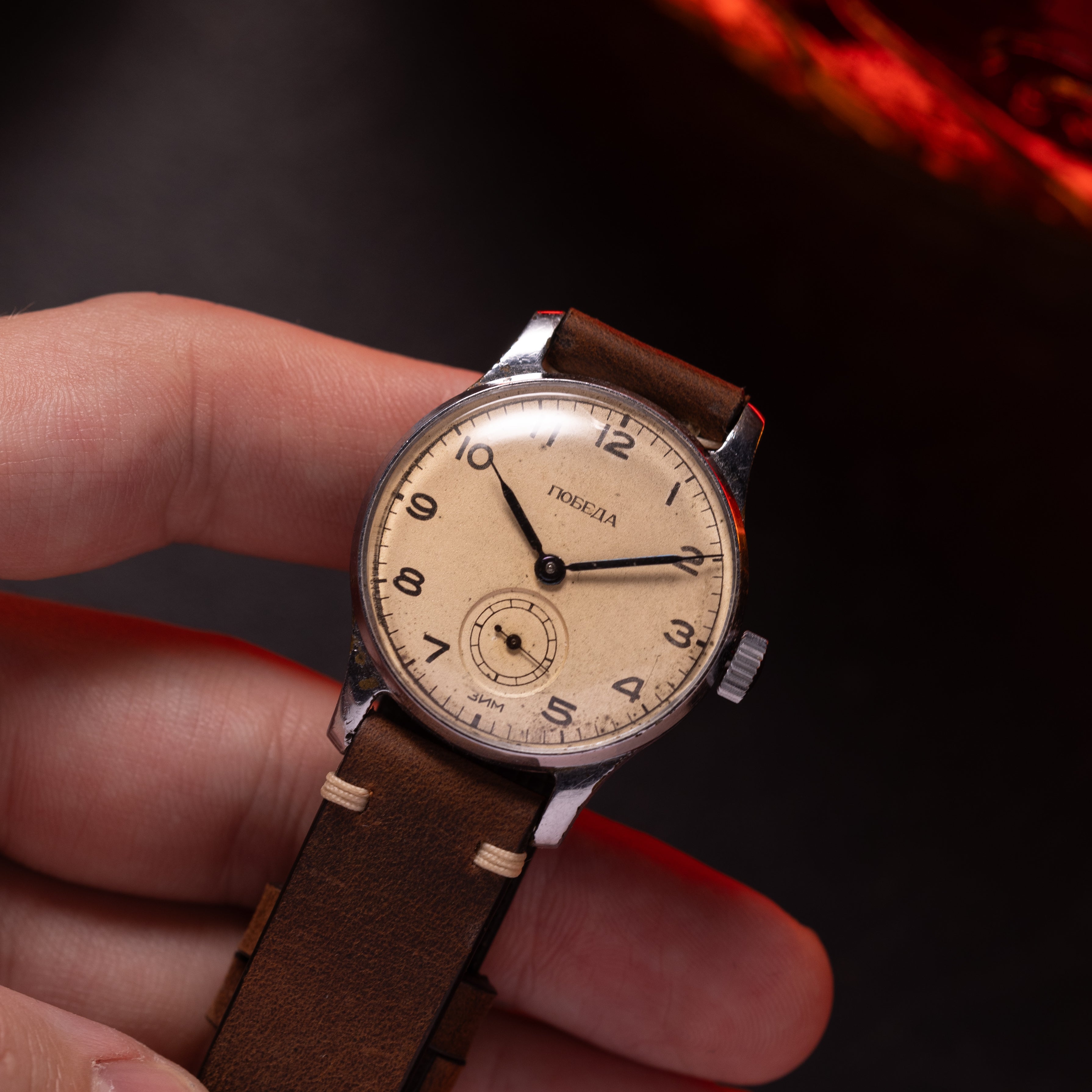 Vintage Soviet "Pobeda" Collectible Rare Mechanical Men's/Women's Watch from 1950's - VintageDuMarko